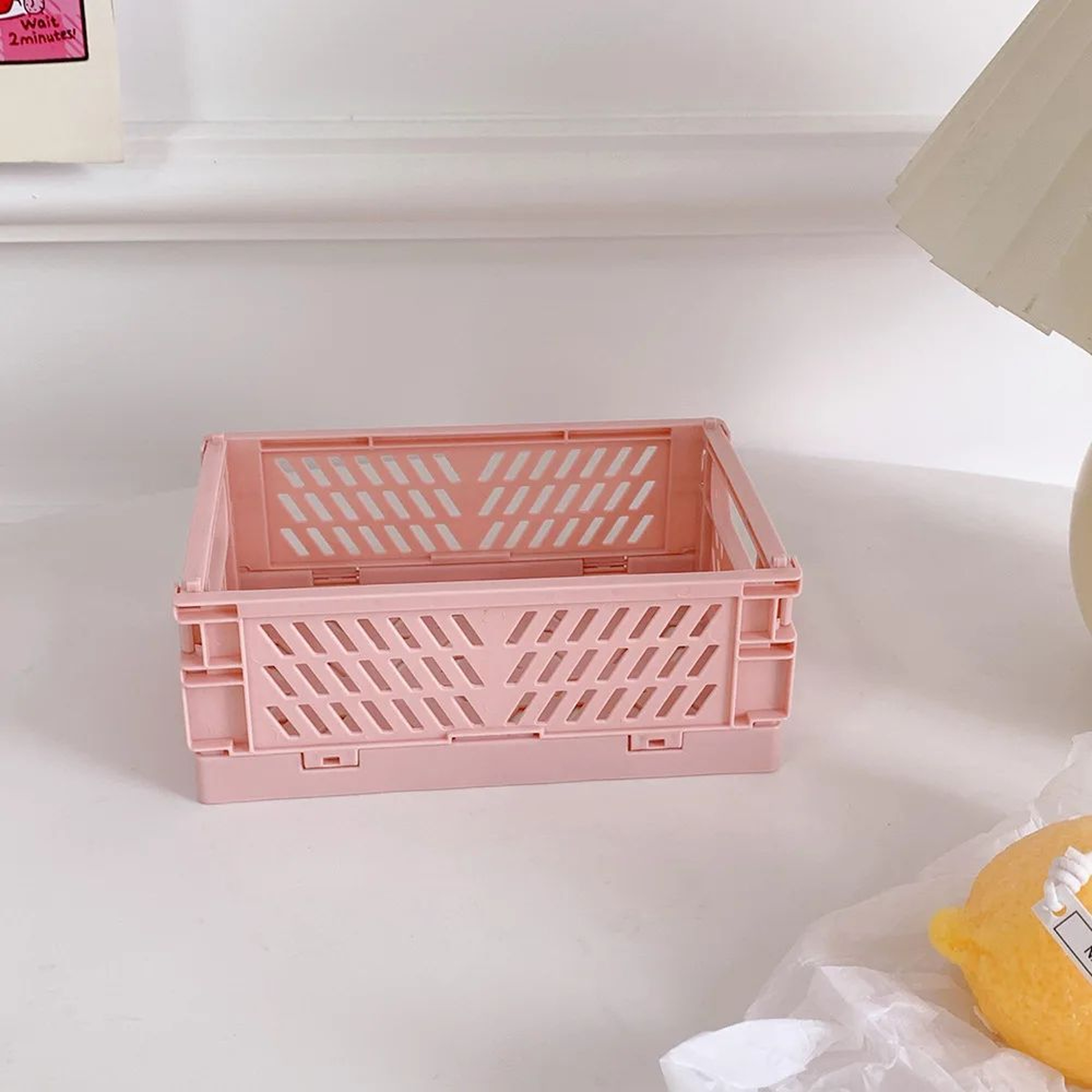 Mrpaper Stackable Foldable Plastic Stationery Holder Set 9
