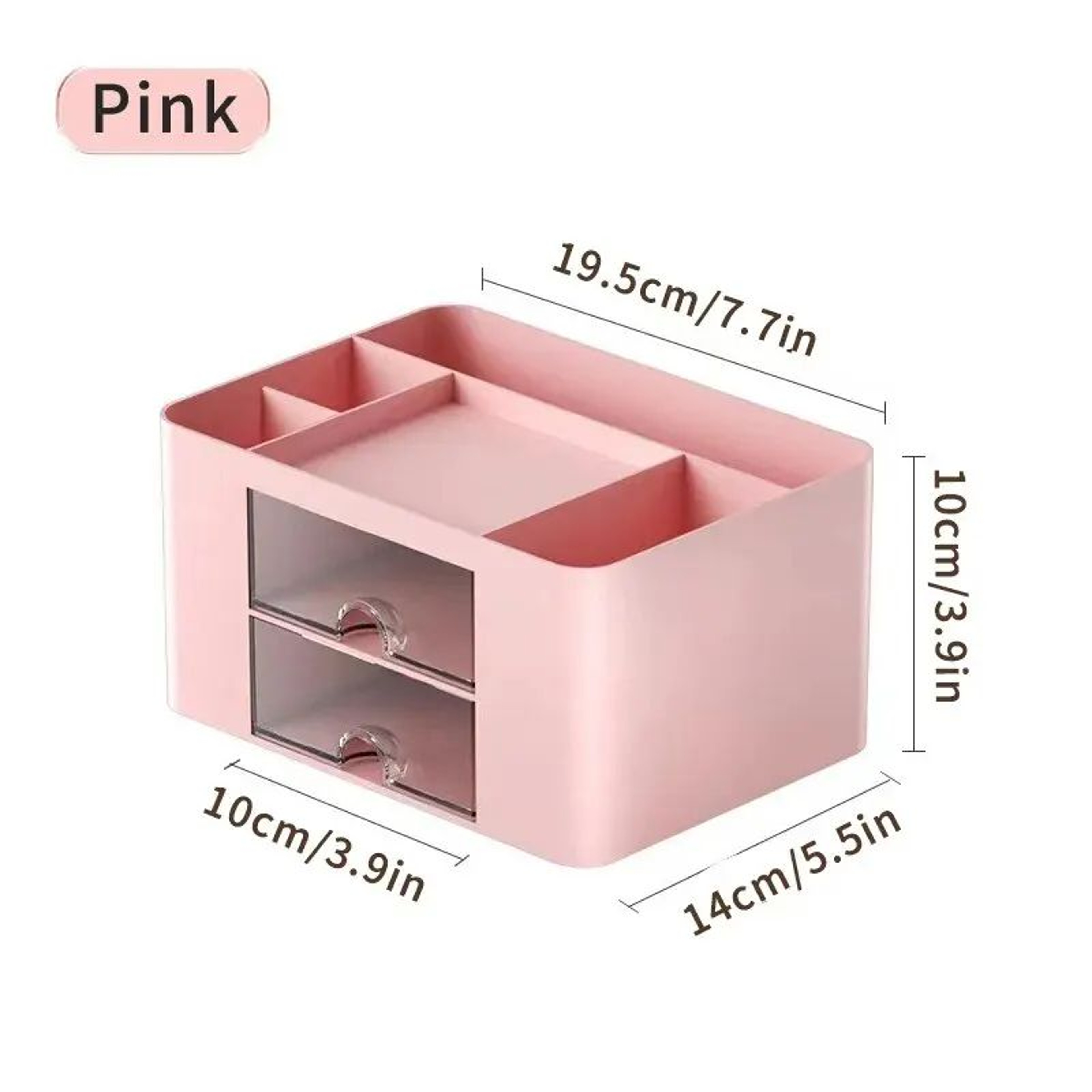 Large Capacity Pen Organizer With 2 Drawers For Desk 16