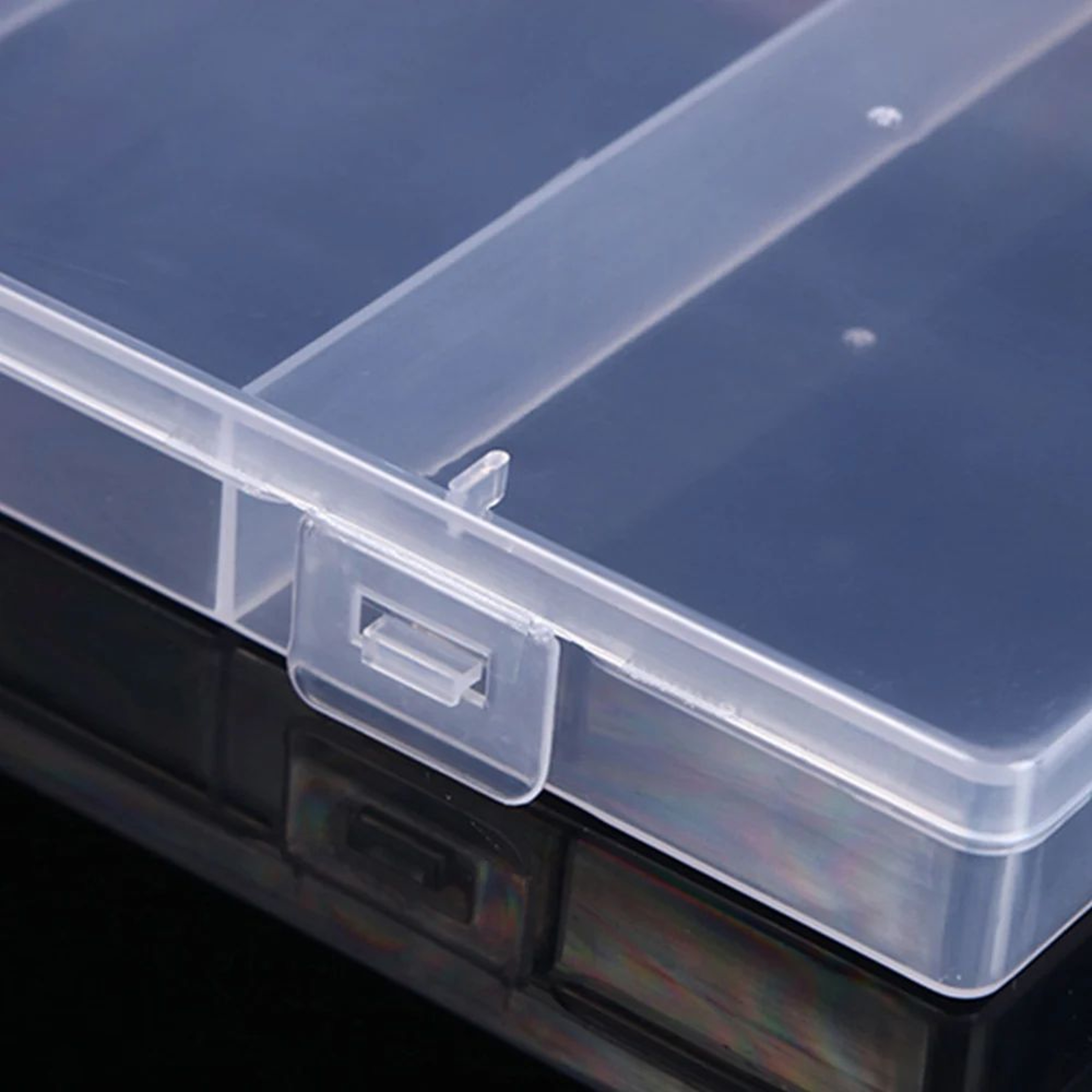Transparent Plastic Jewelry And Craft Storage Box 5