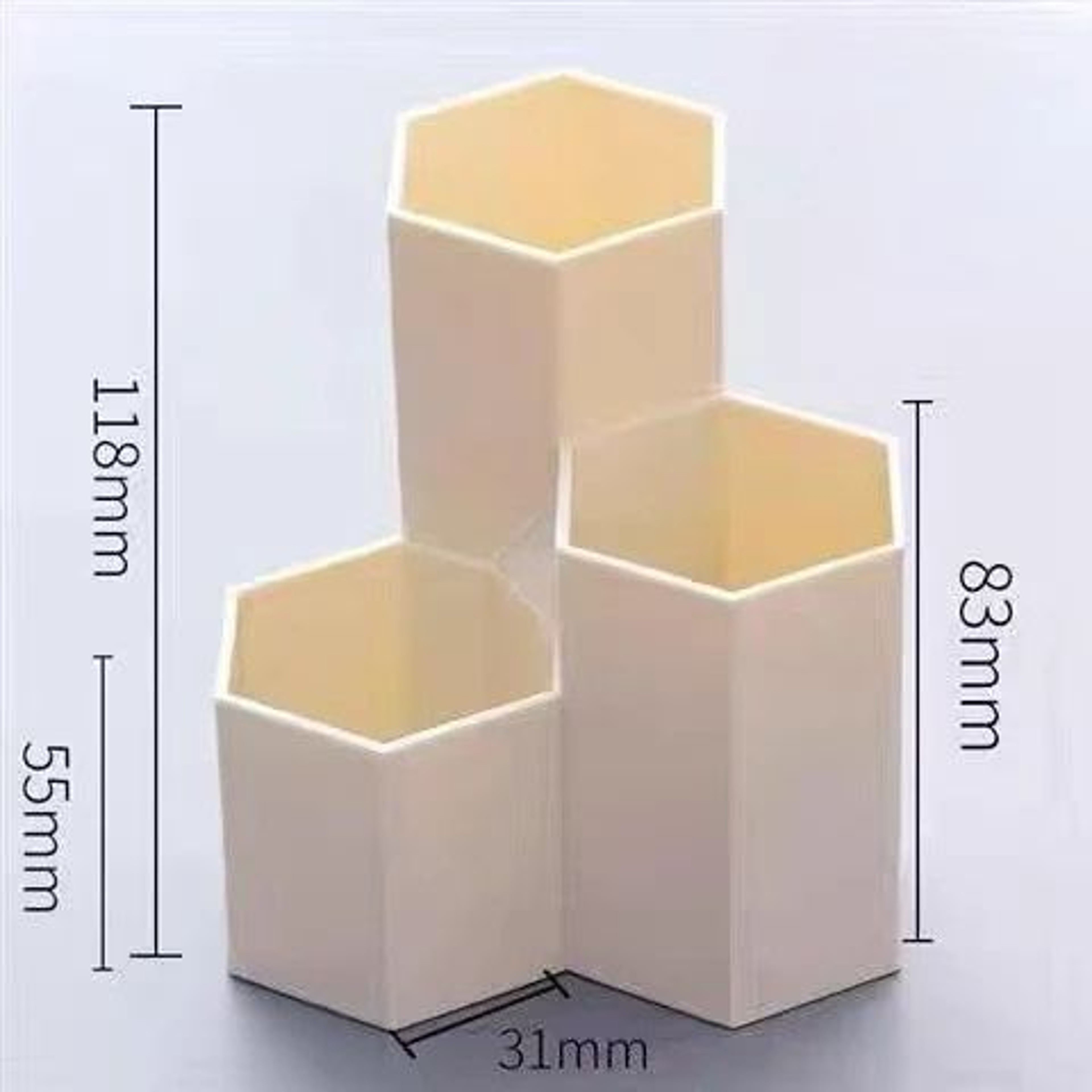 Modern White And Mint Green Multifunctional Desktop Organizer Box 8
