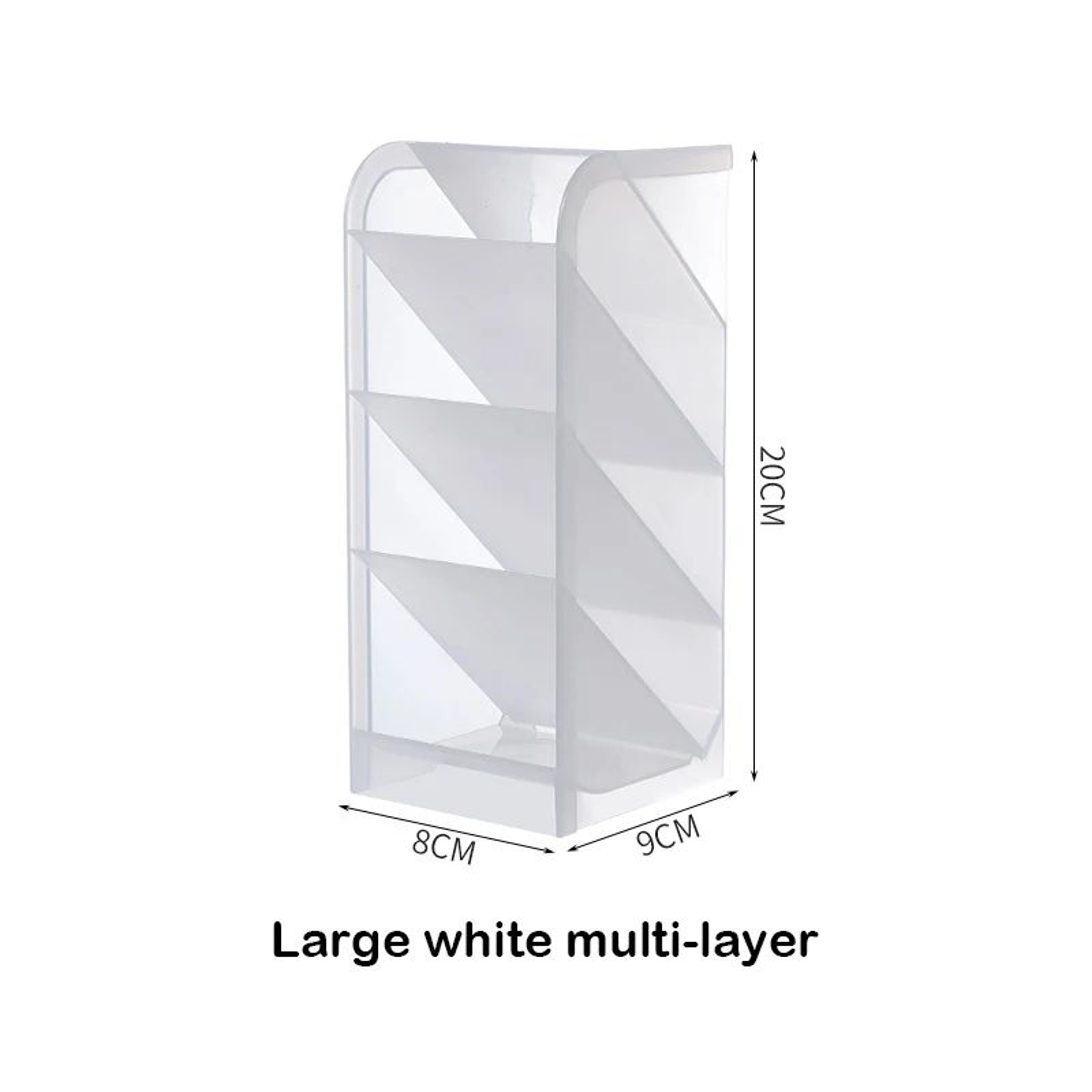 Matte Kawaii Large Capacity Desk Pen And Makeup Holder 17