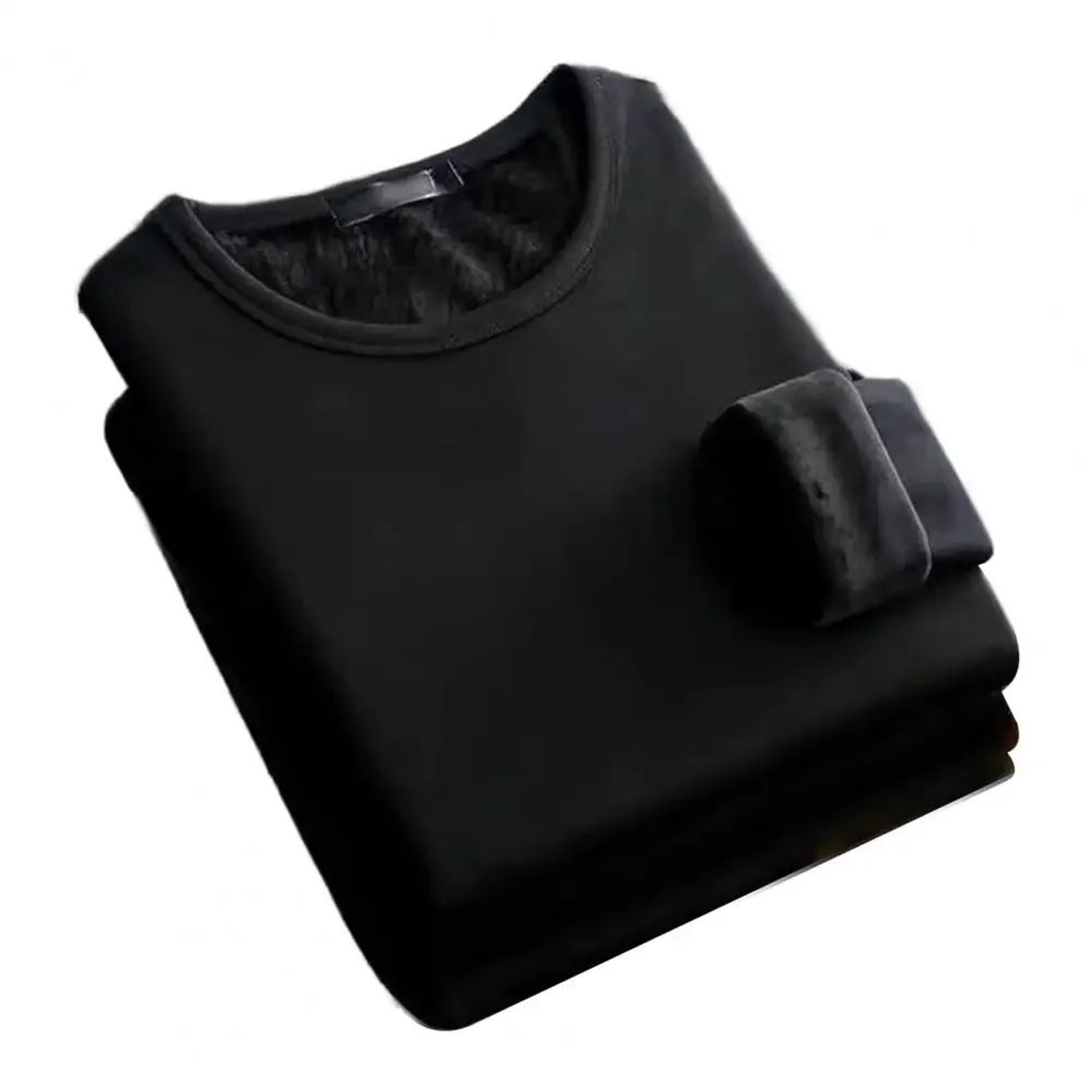 Mens Thermal Fleece Long Sleeve Winter T Shirt 13