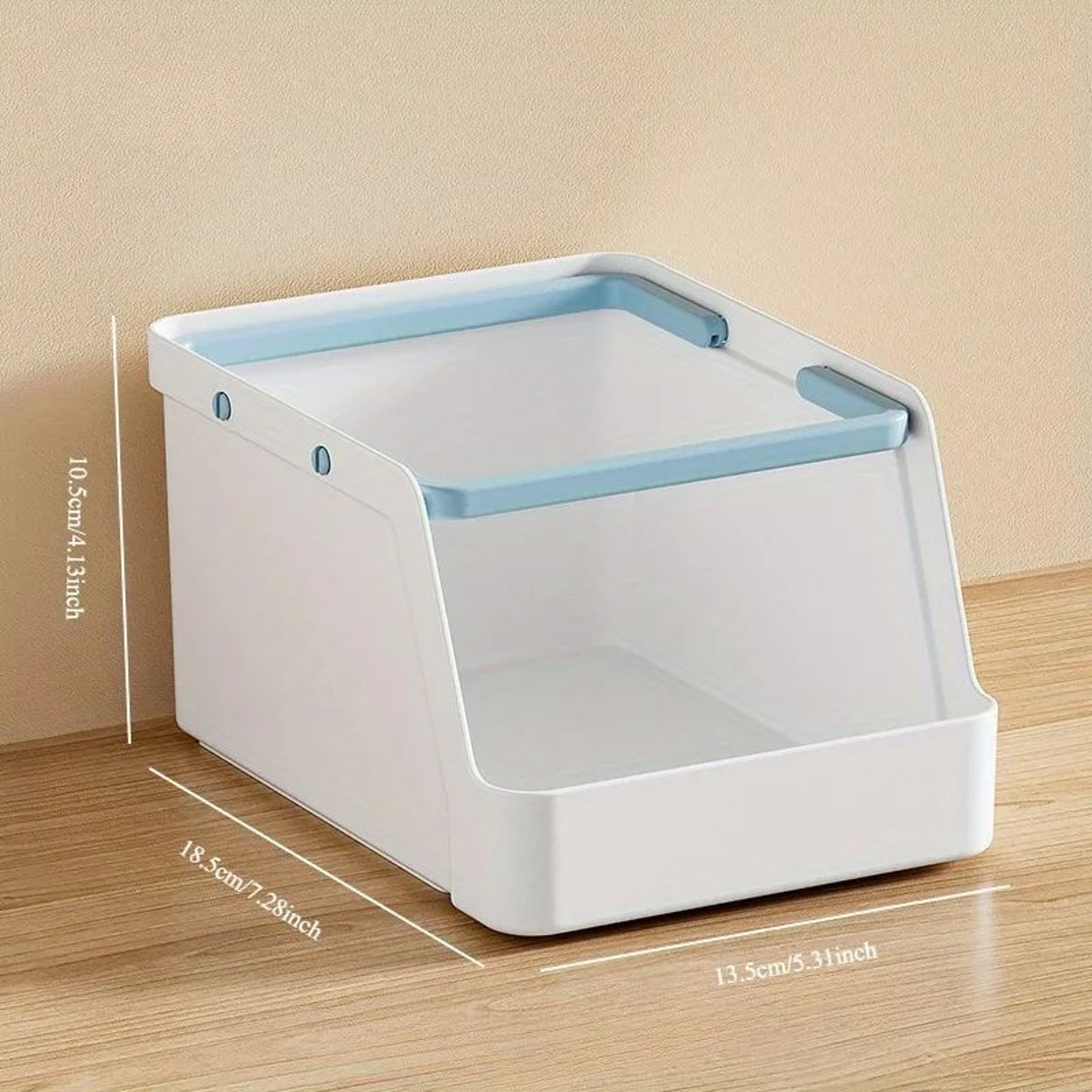 Stackable Plastic Desktop Storage Box 9