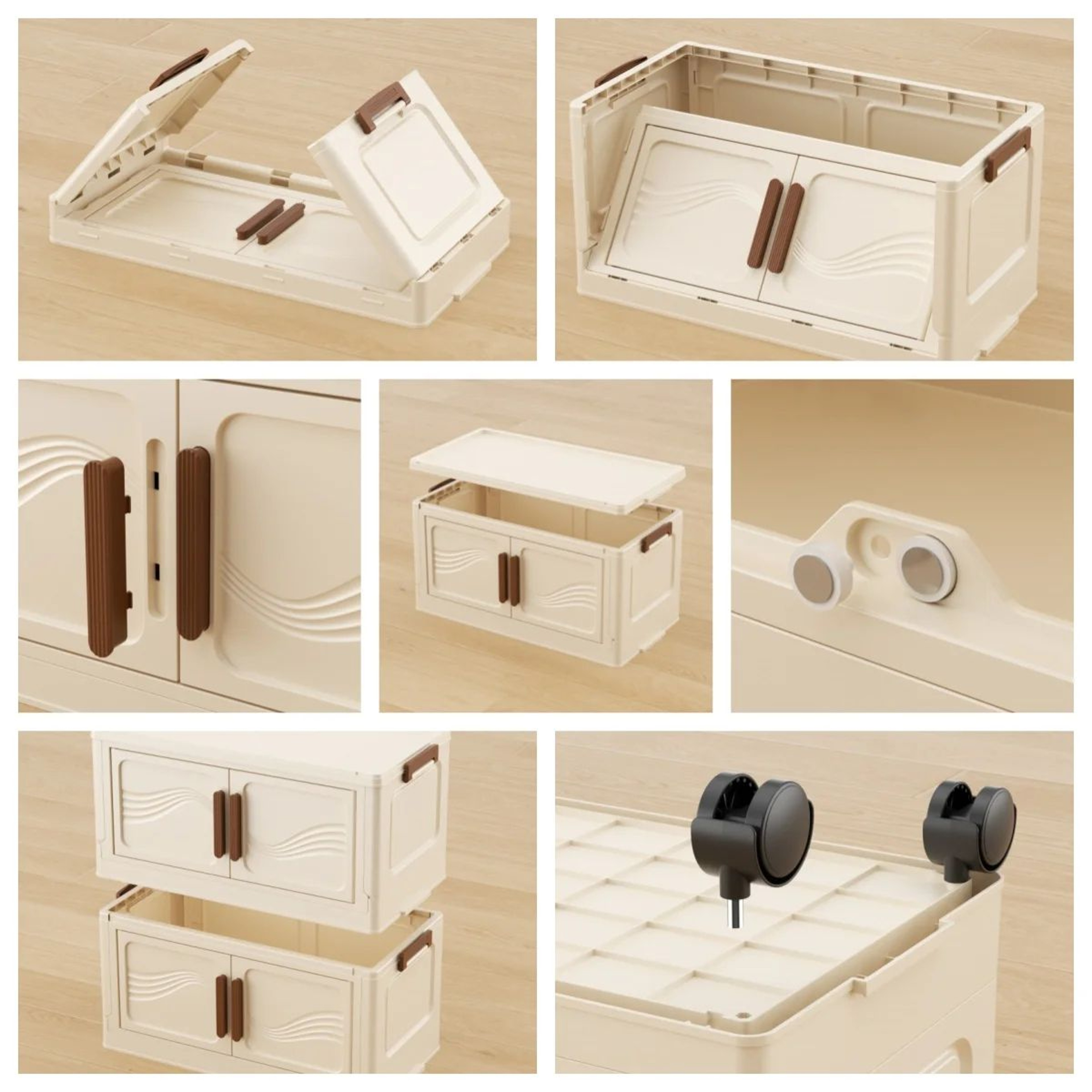 Foldable Storage Box With Clear Door 6
