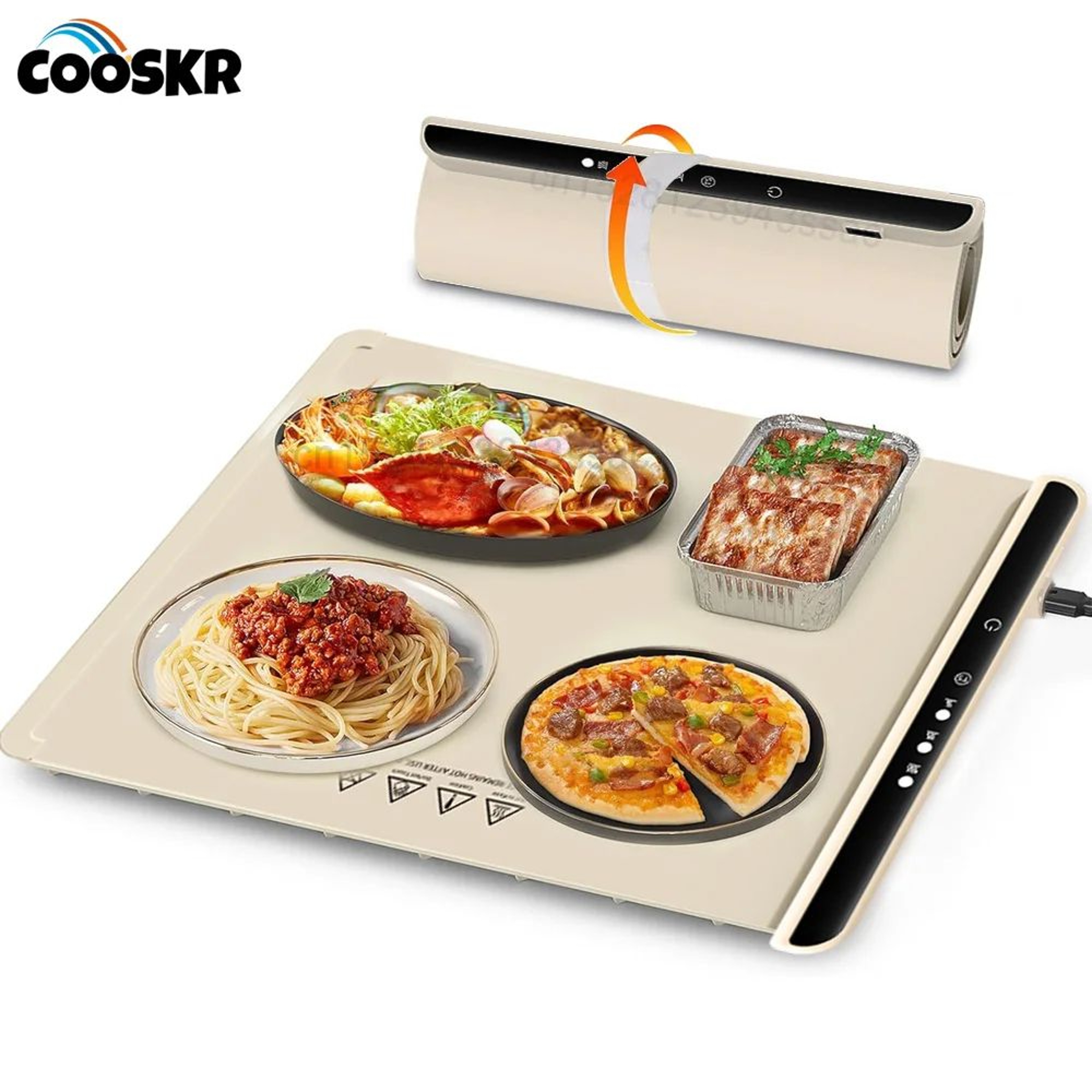 Foldable Electric Food Warming Tray 0