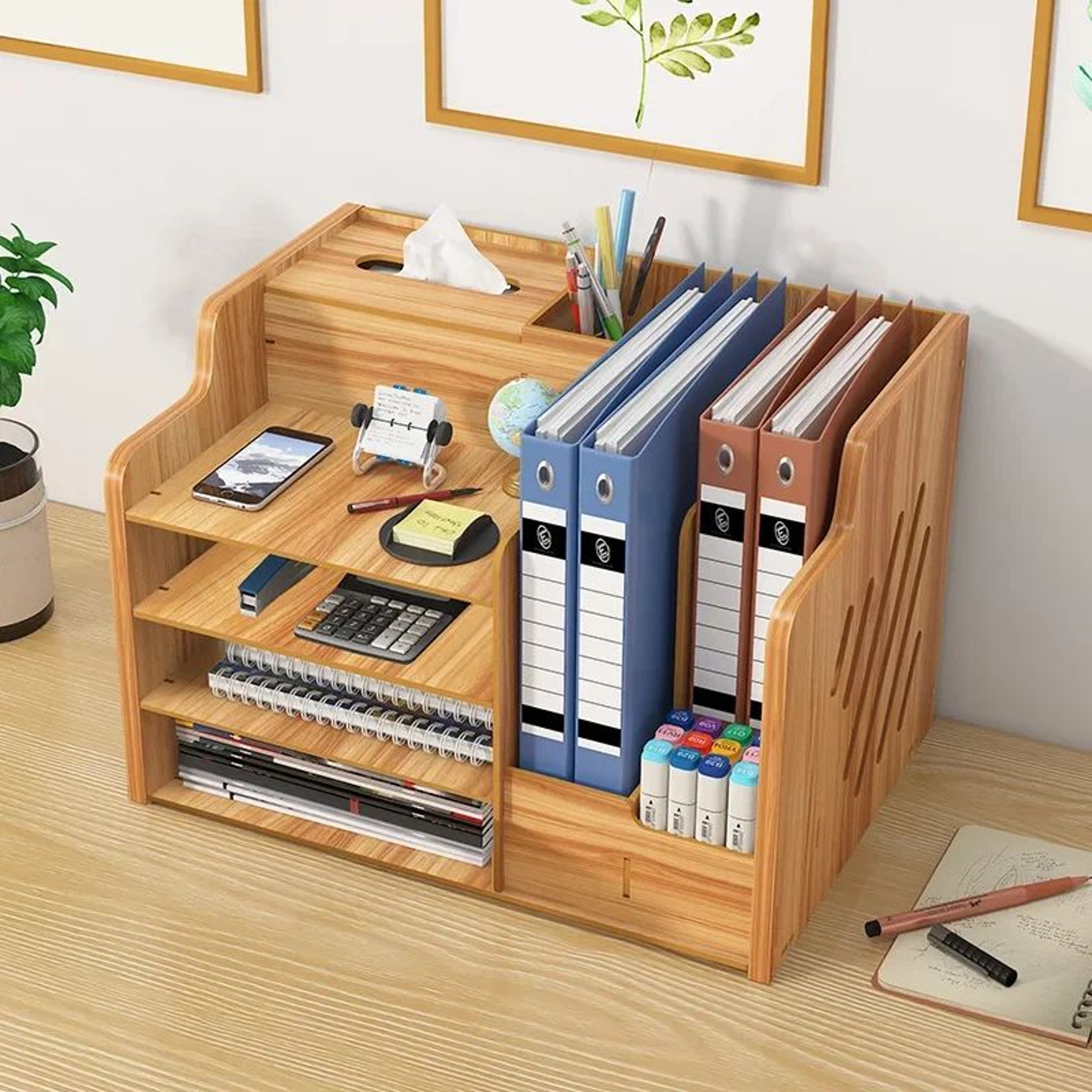 Multi Layer Desktop Storage Box With Lock 2