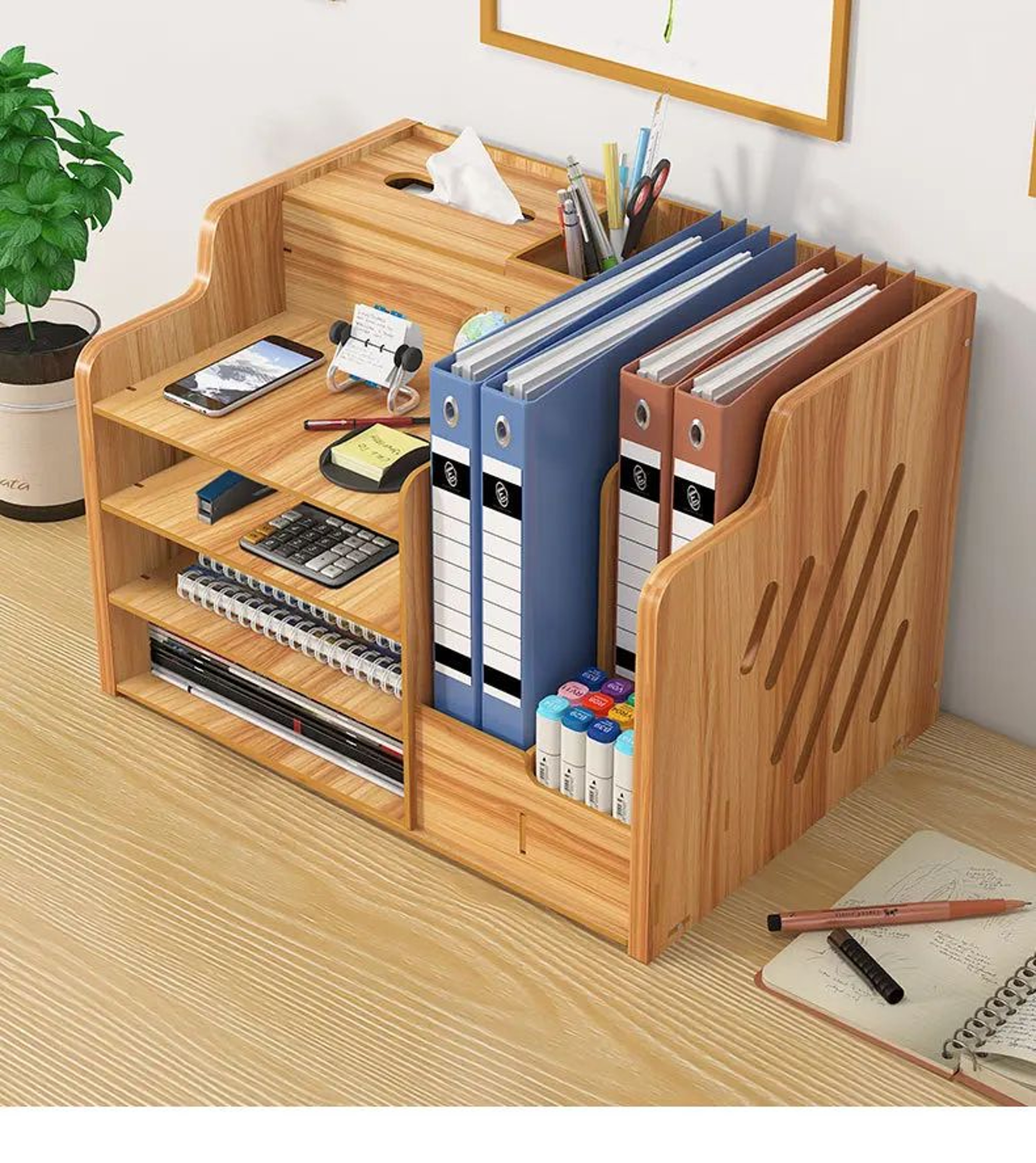 Multi Layer Desktop Storage Box With Lock 12