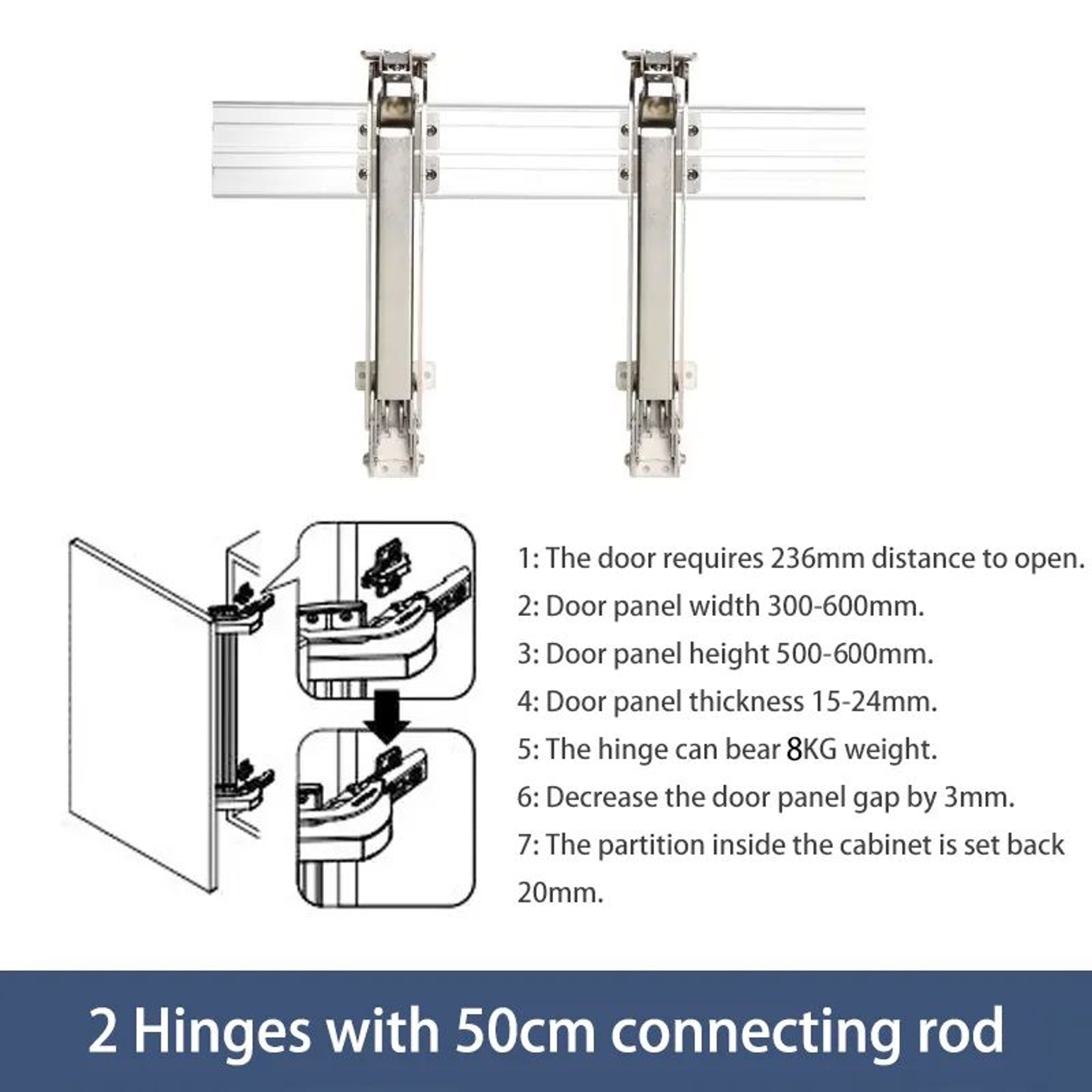 Aluminum Alloy Soft Close Door Hinge 7