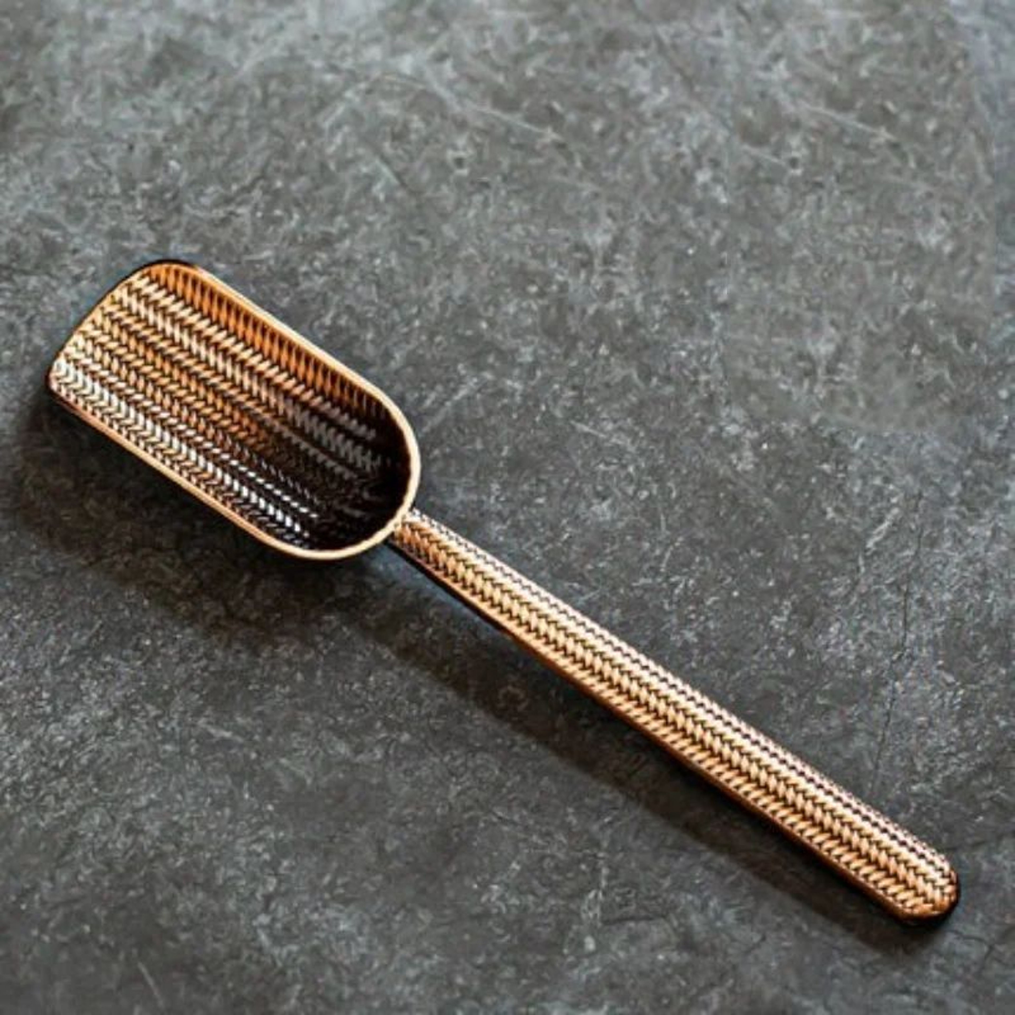 Retro Alloy Tea Spoon With Auspicious Cloud Design 12