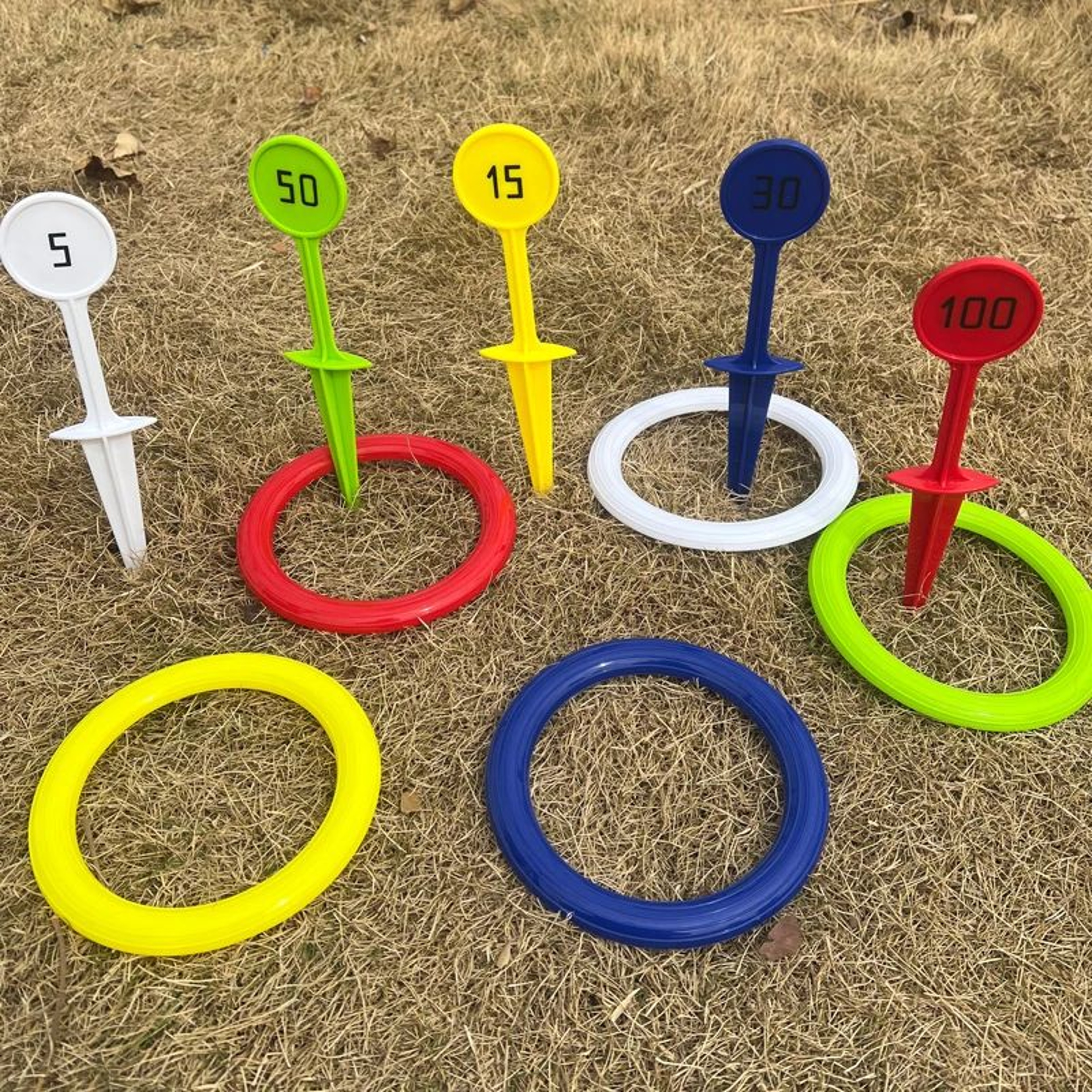 Kids Ring Toss Outdoor Game Set 7