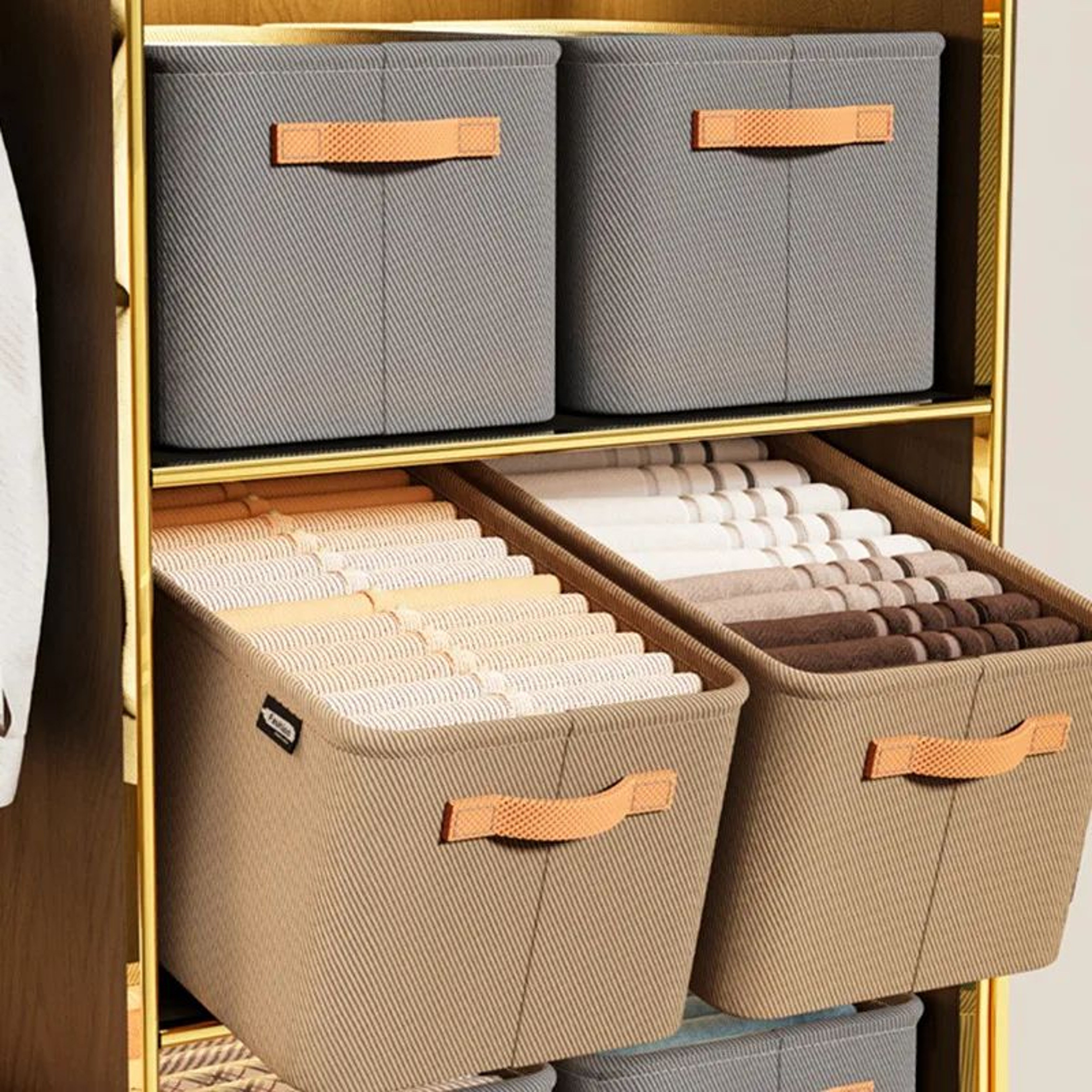 Thick Fabric Clothes Storage Organizer 2