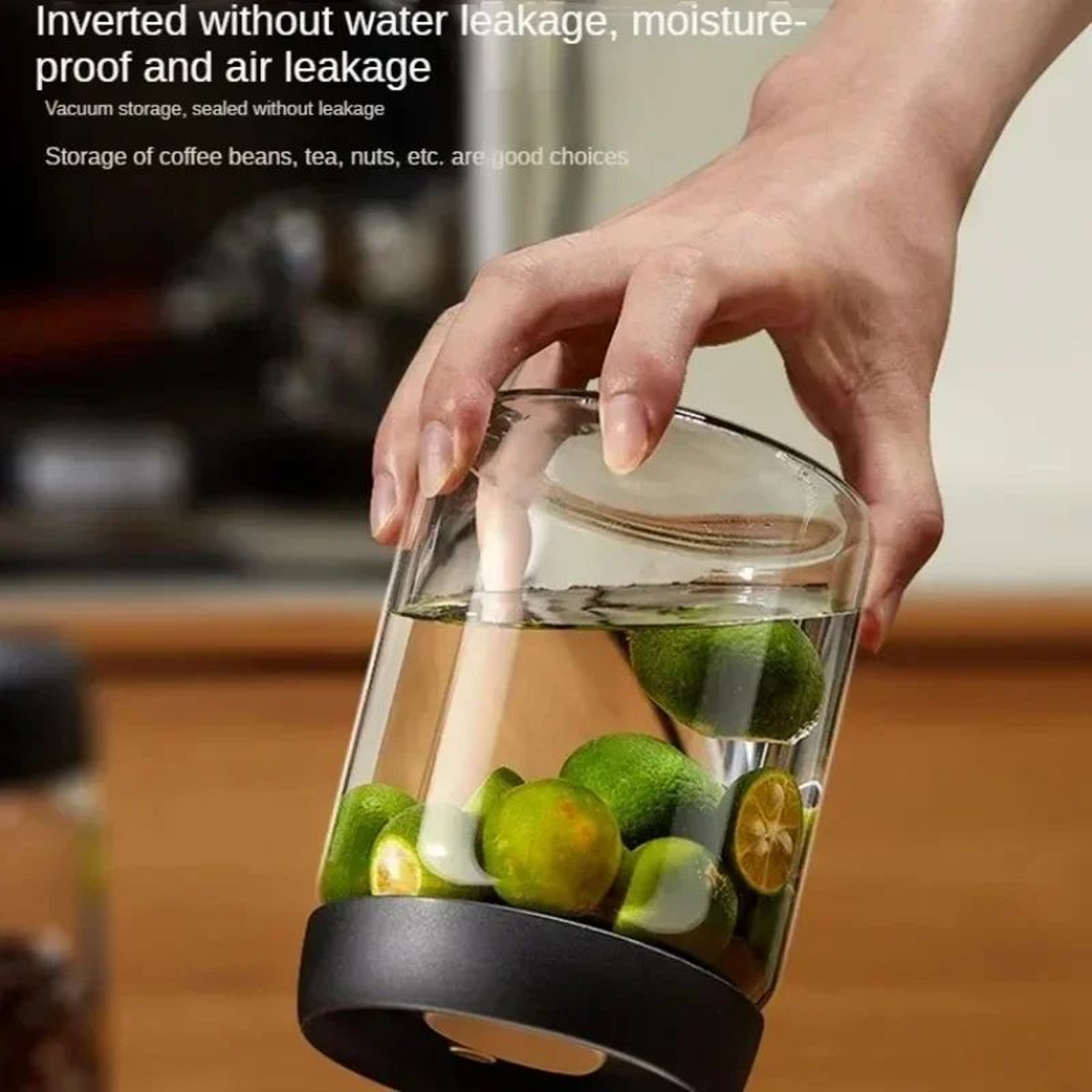 Manual Vacuum Coffee Storage Jar 5