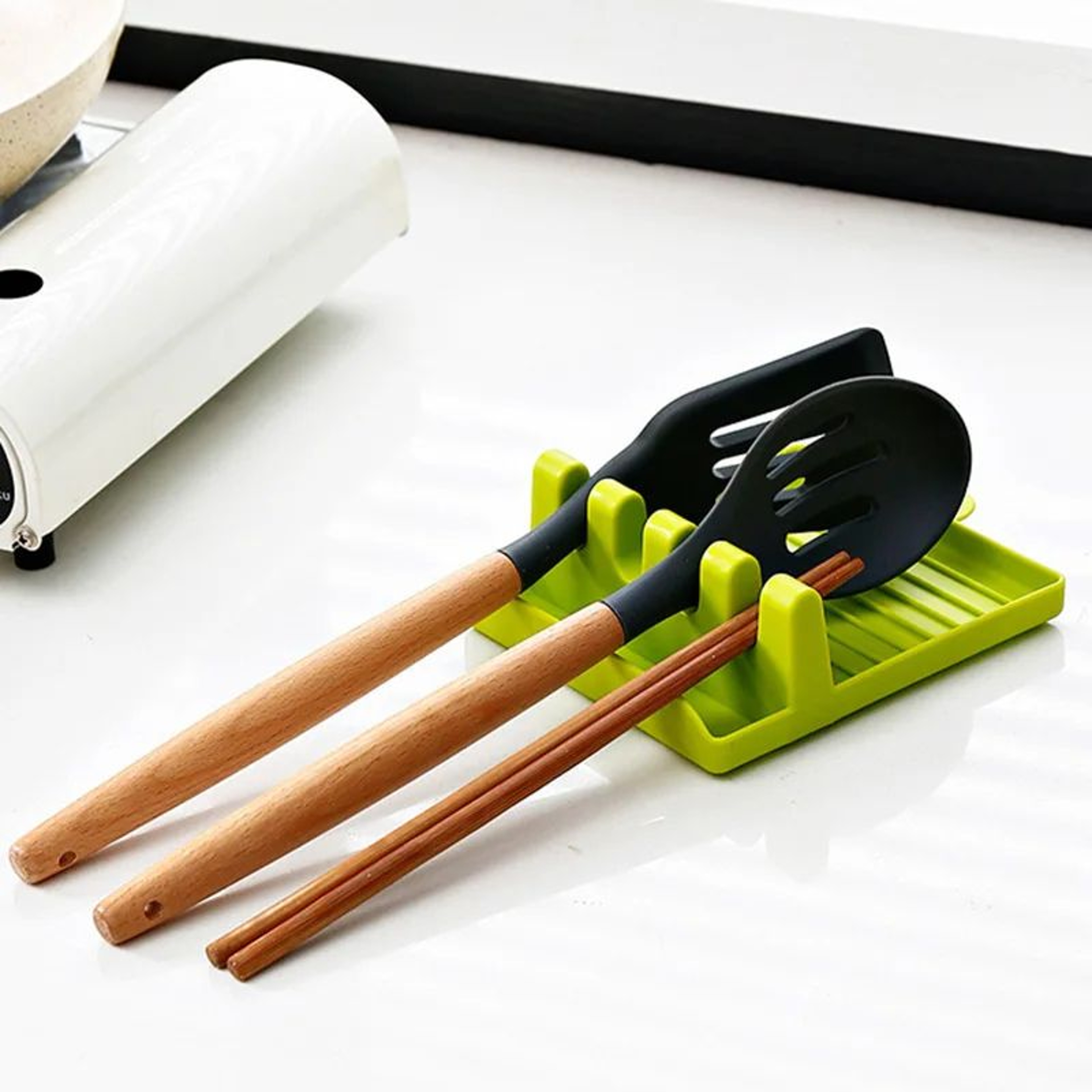 Non Slip Kitchen Utensil Holder Rack 3