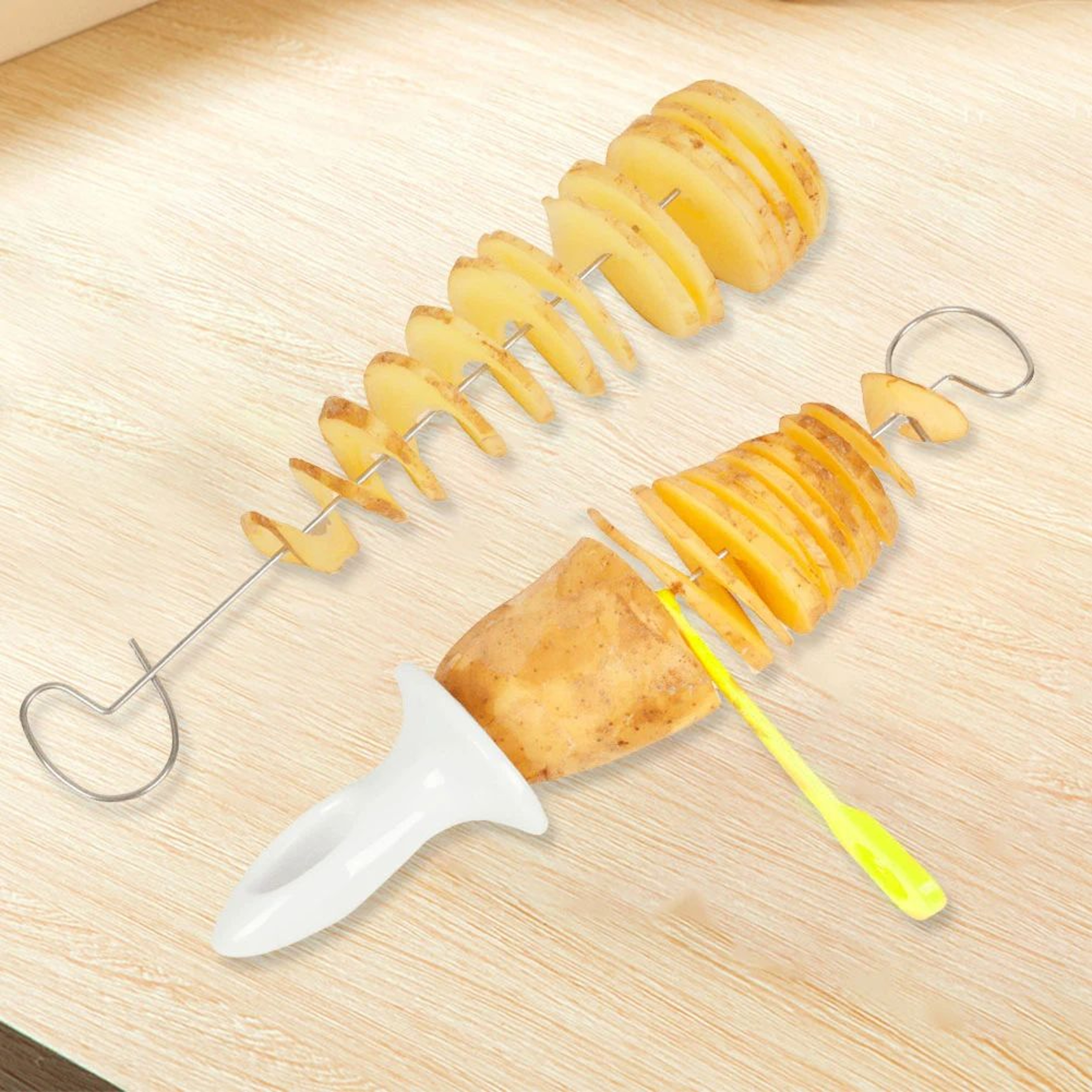 Spiral Potato Cutter Tornado Slicer 1
