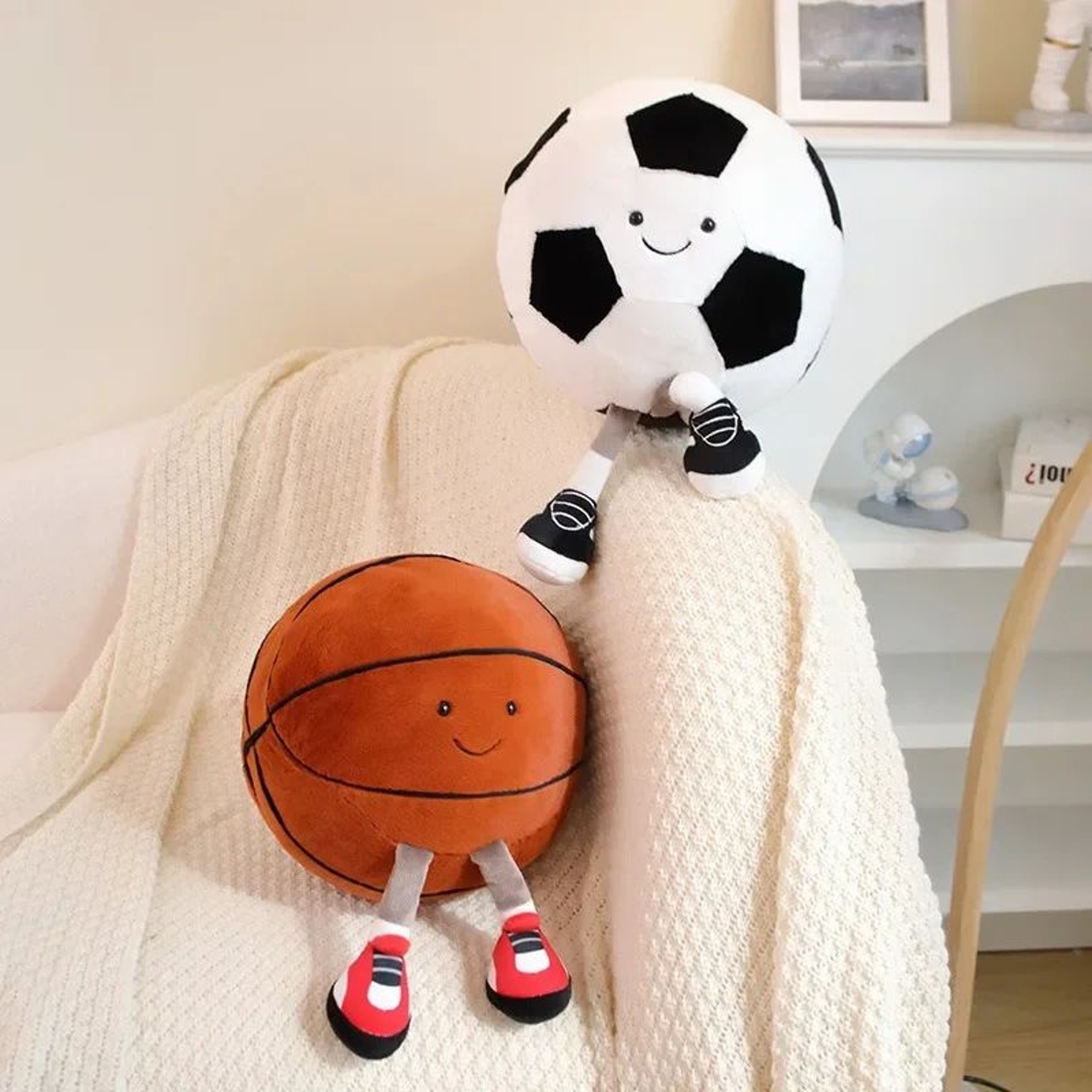 Plush Football And Basketball Sports Toy Pillow 7