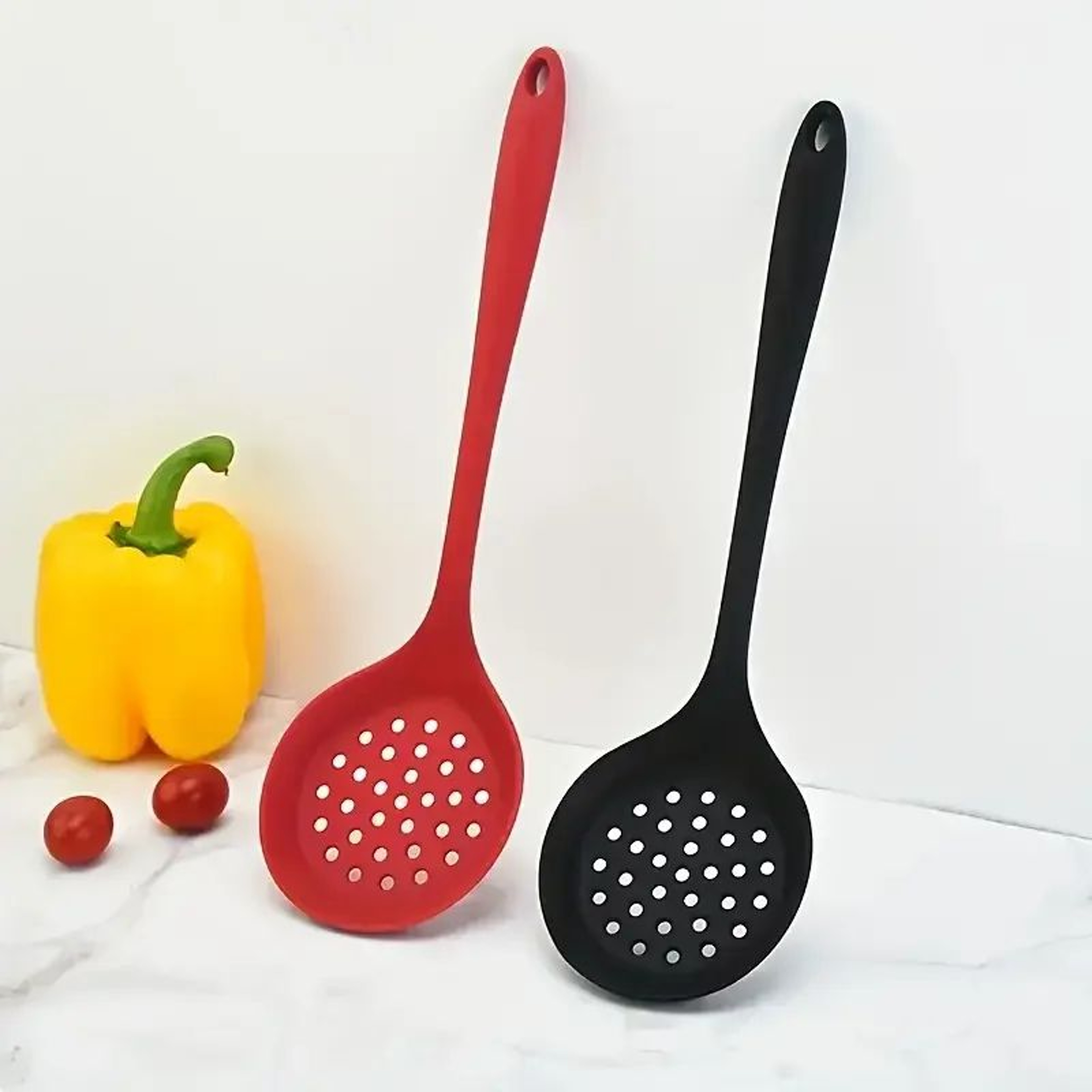 Silicone Slotted HeatResistant Kitchen Spoon 1
