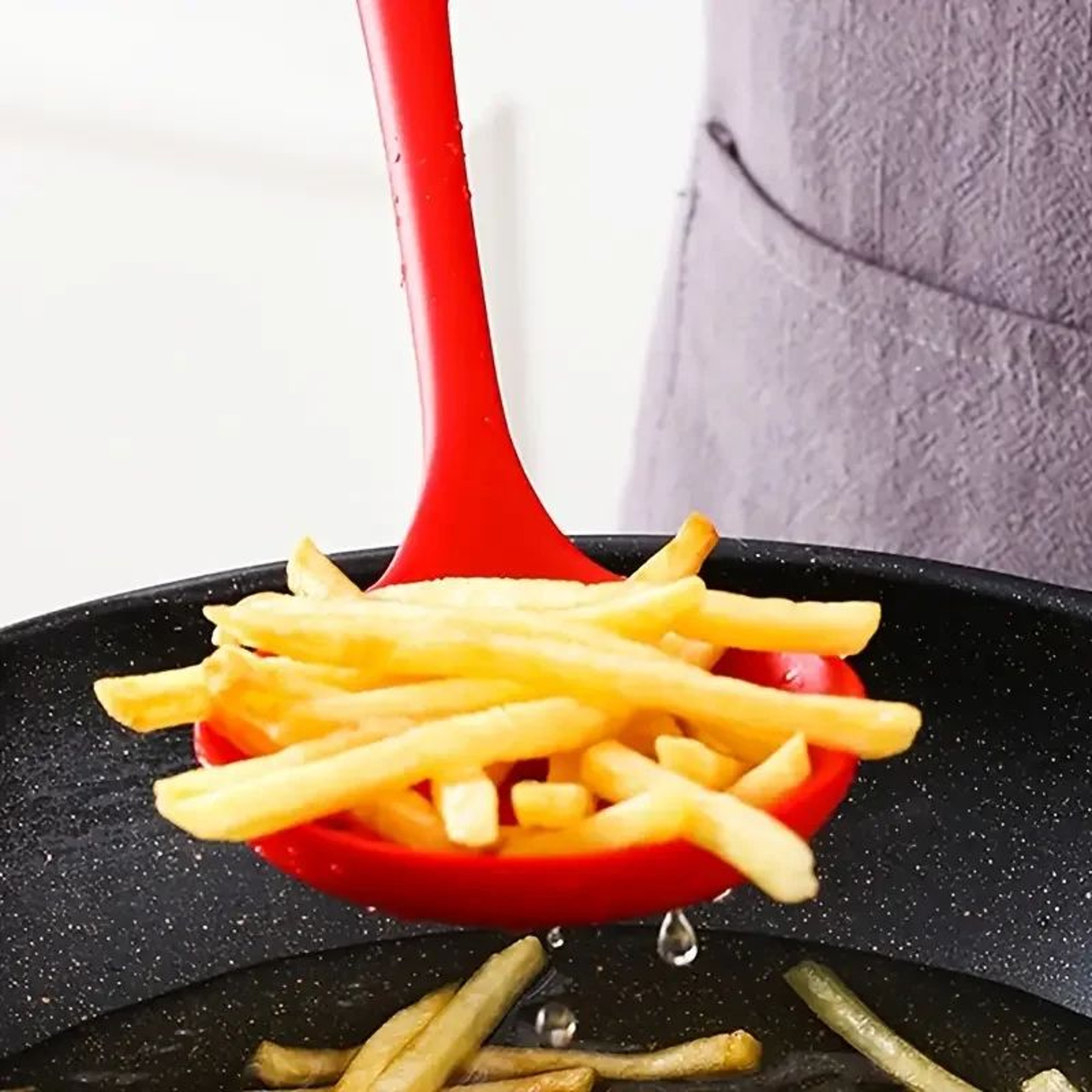 Silicone Slotted HeatResistant Kitchen Spoon 4