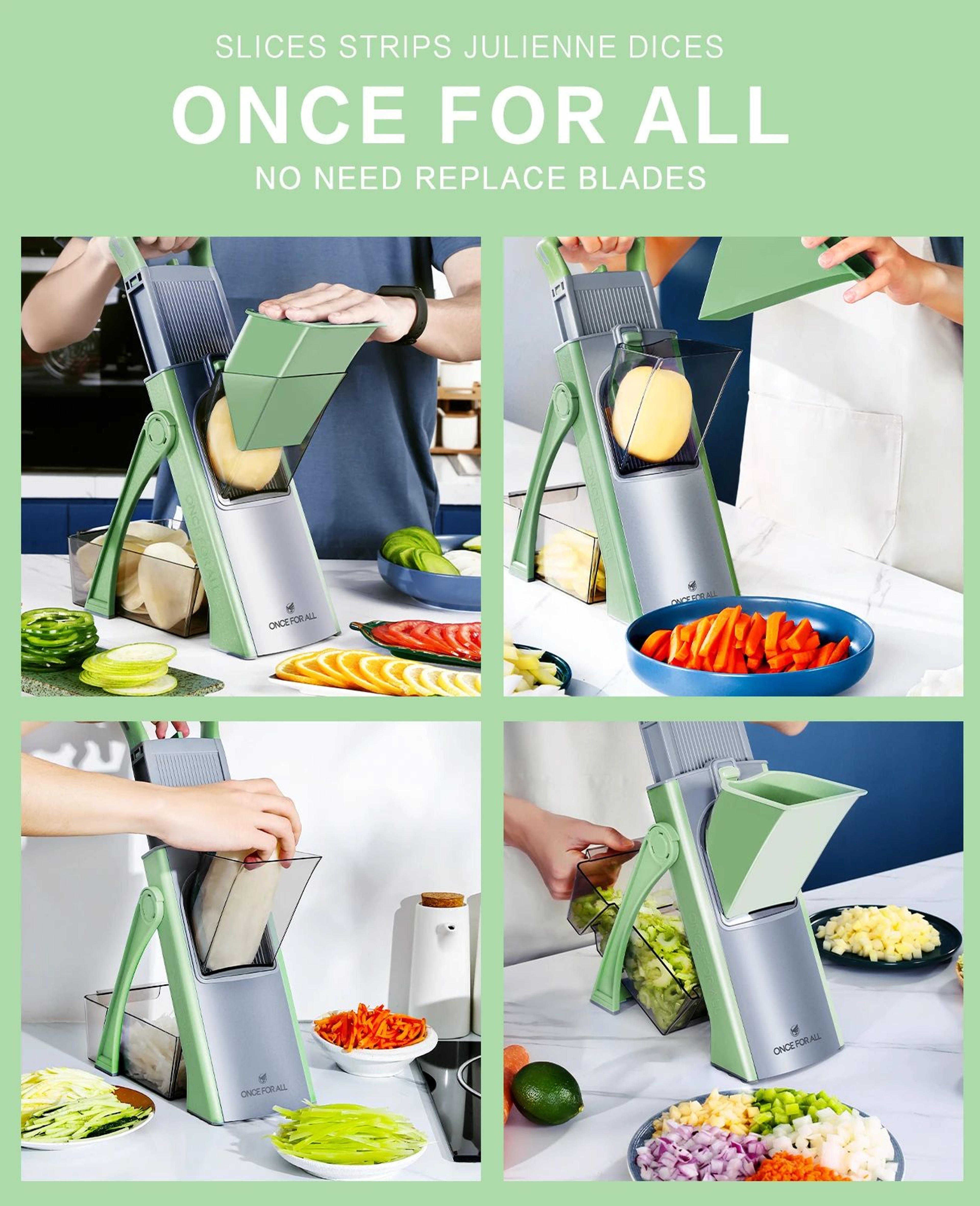 MultiFunction Vegetable Grater And Mandoline Slicer 2