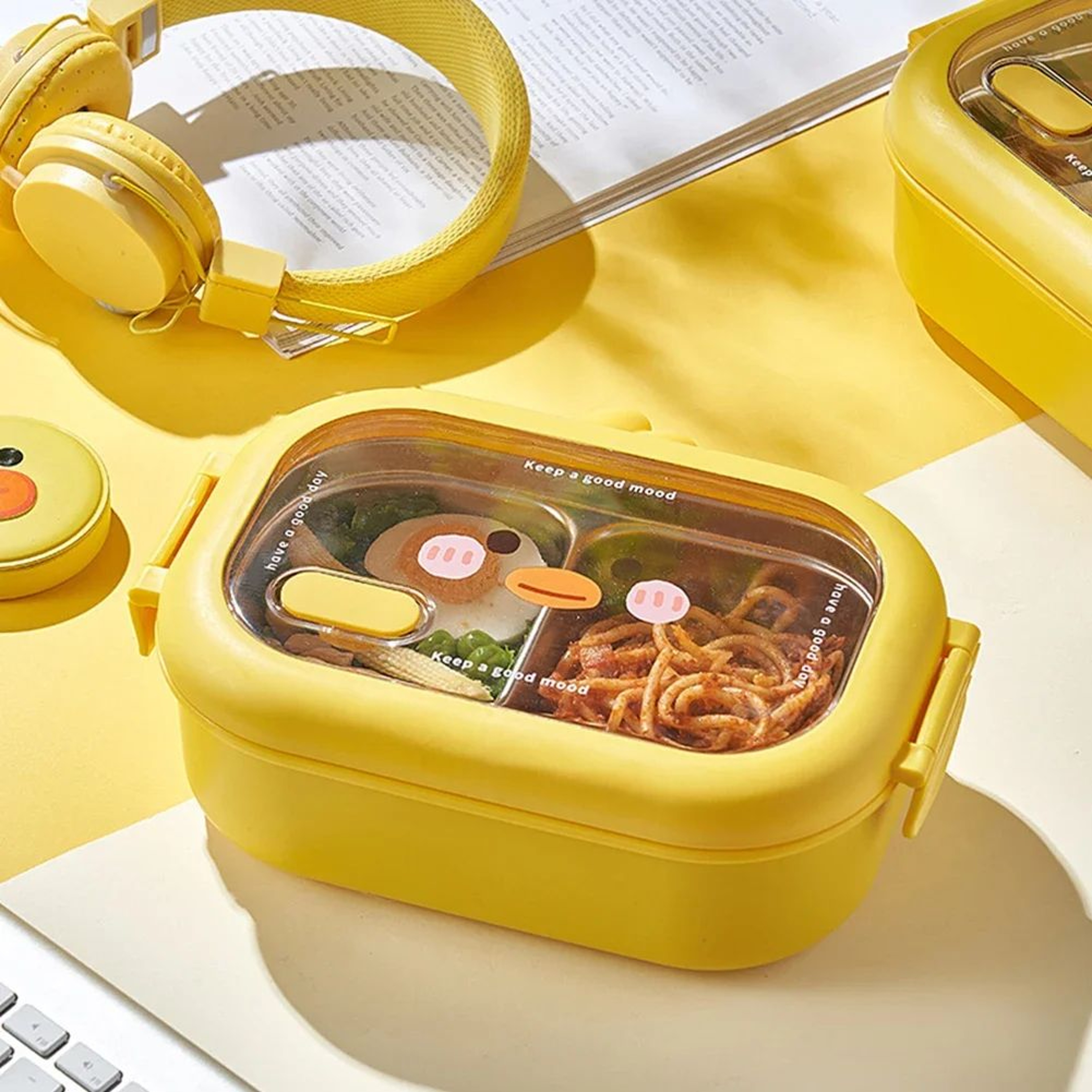 Kawaii Stainless Steel Childrens Bento Lunch Box 2