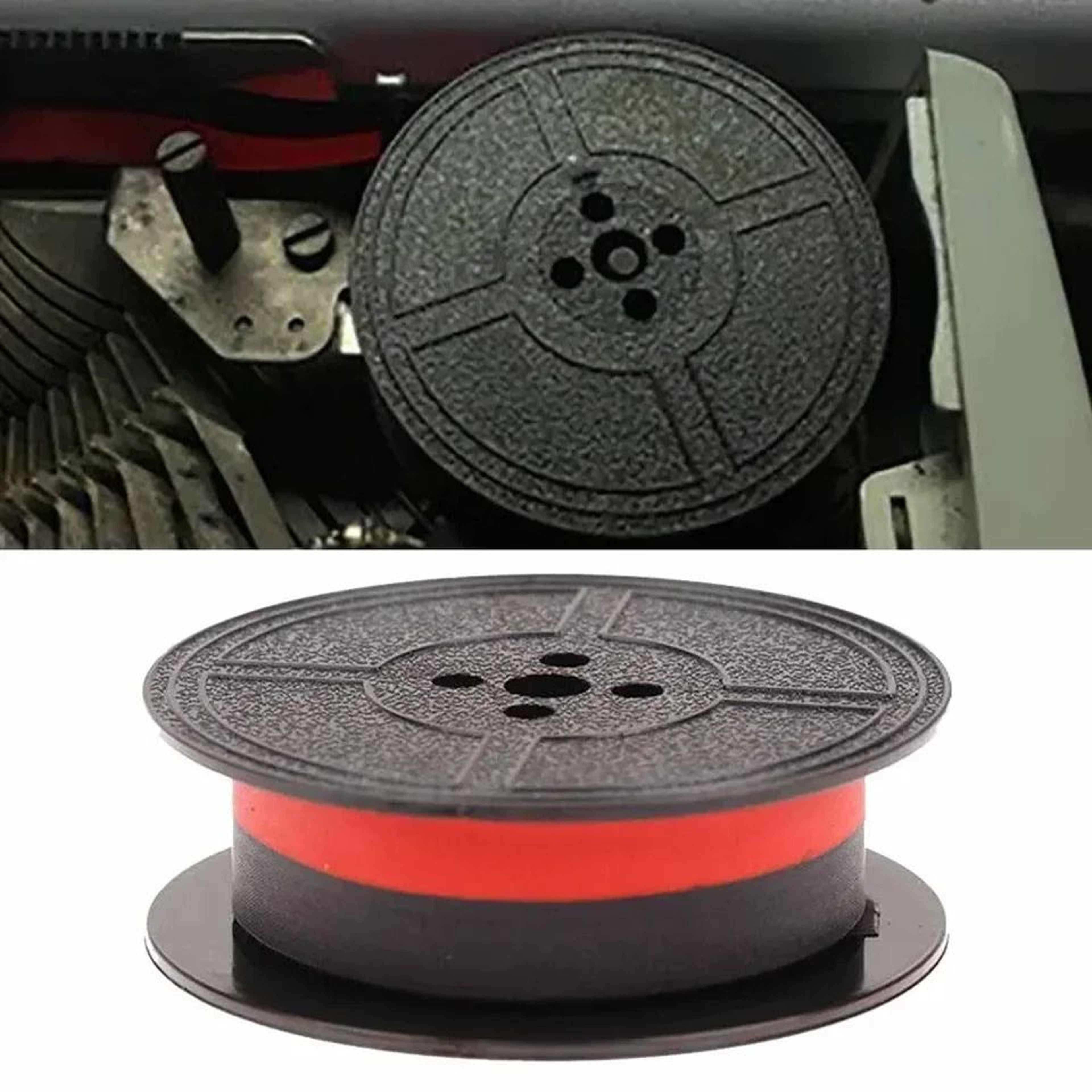 Black And Red DualColor Typewriter Ribbon 0