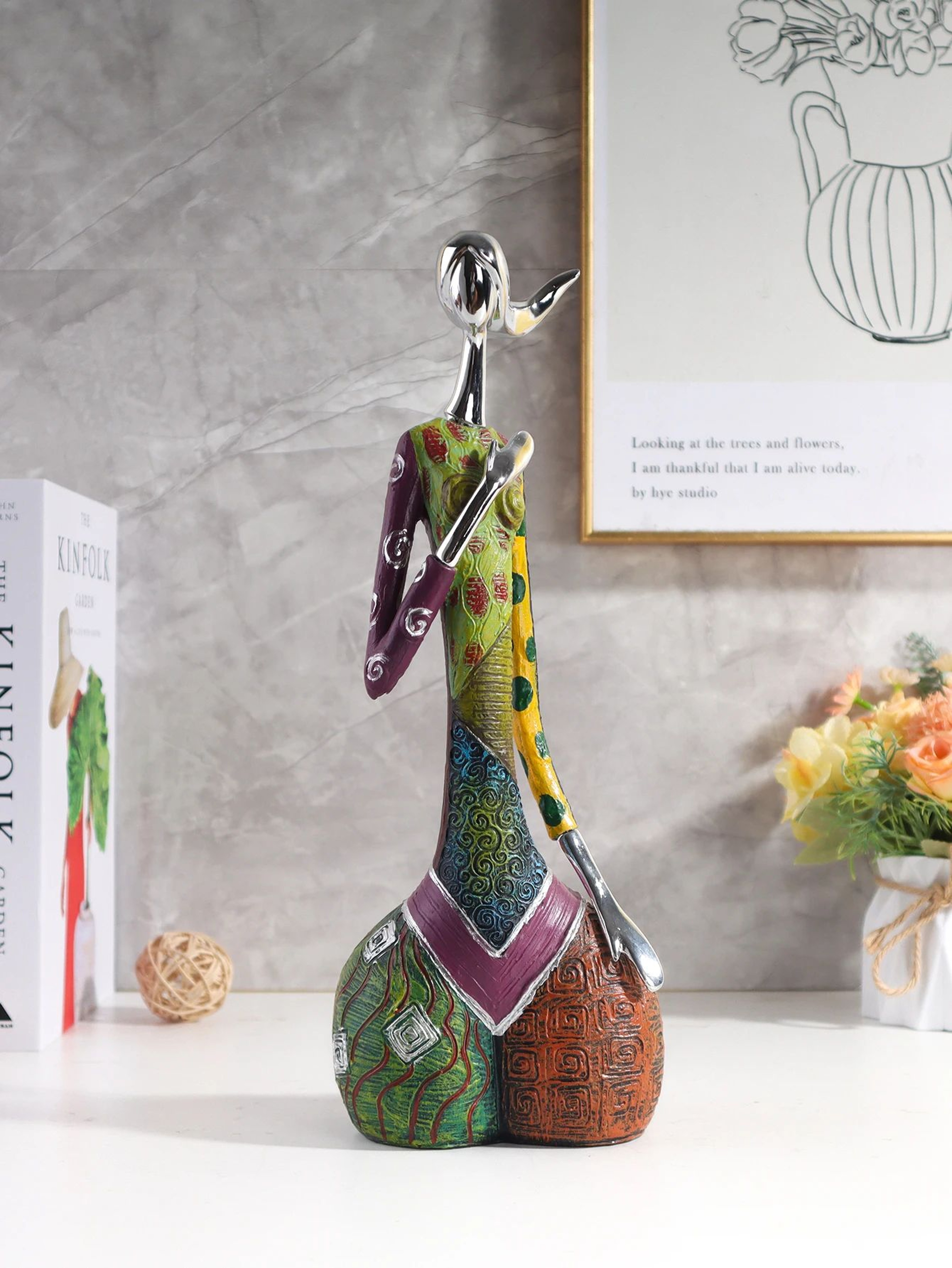 Abstract Resin Art Figurine Decorative Accessory 0