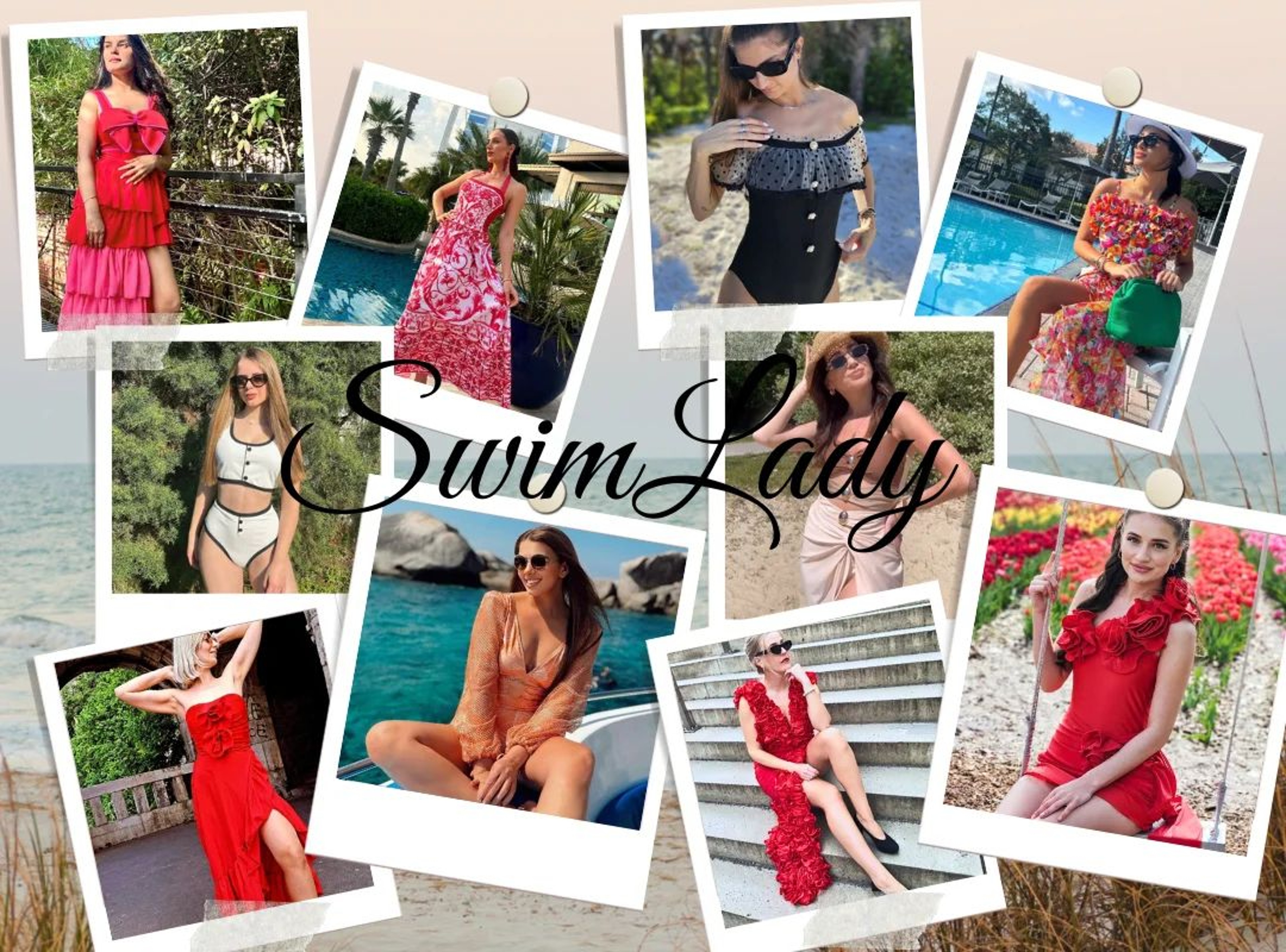2024 Vintage Pattern OnePiece Swimsuit For Women 4