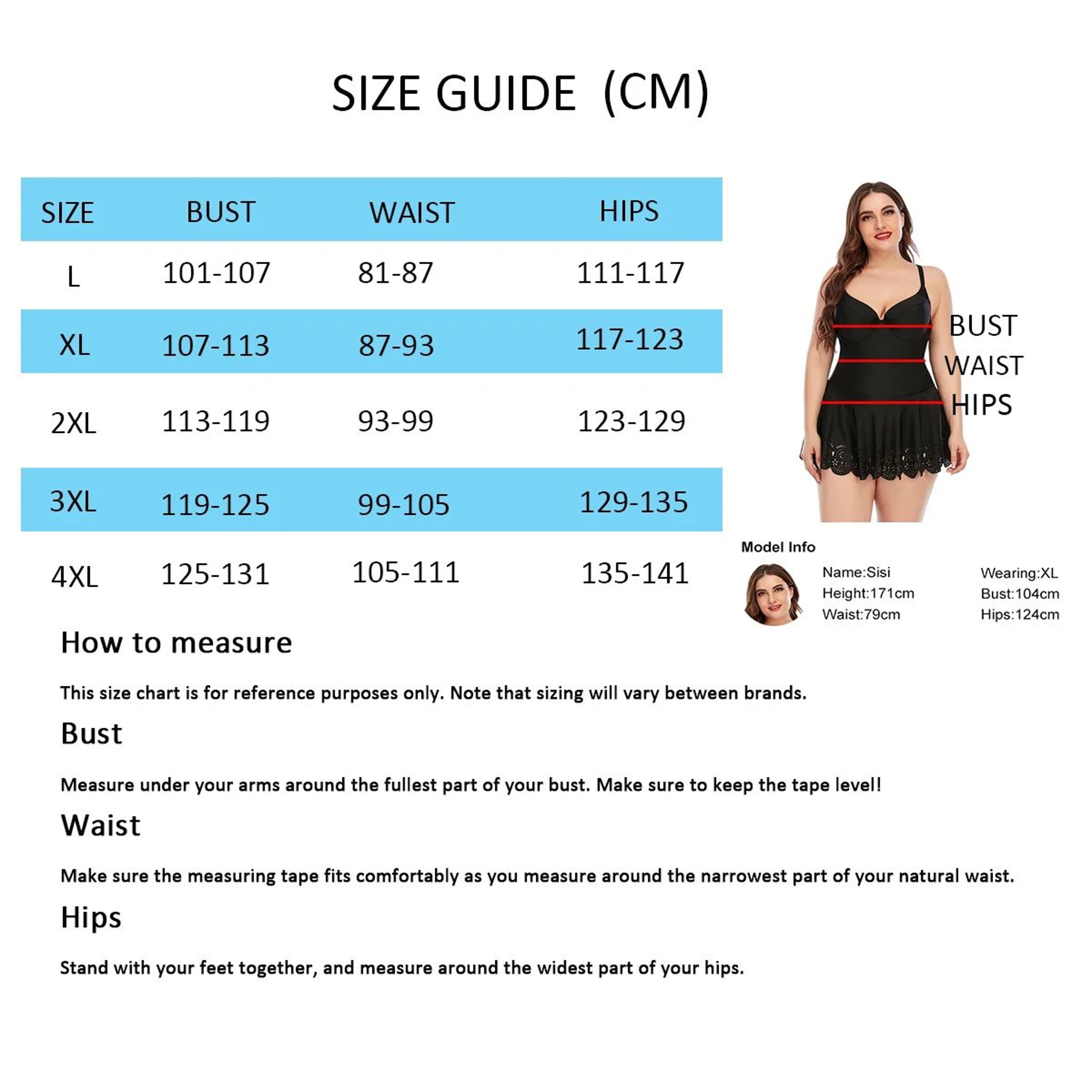 Large Size Womens Tankini Swimsuit Stylish Beachwear 6
