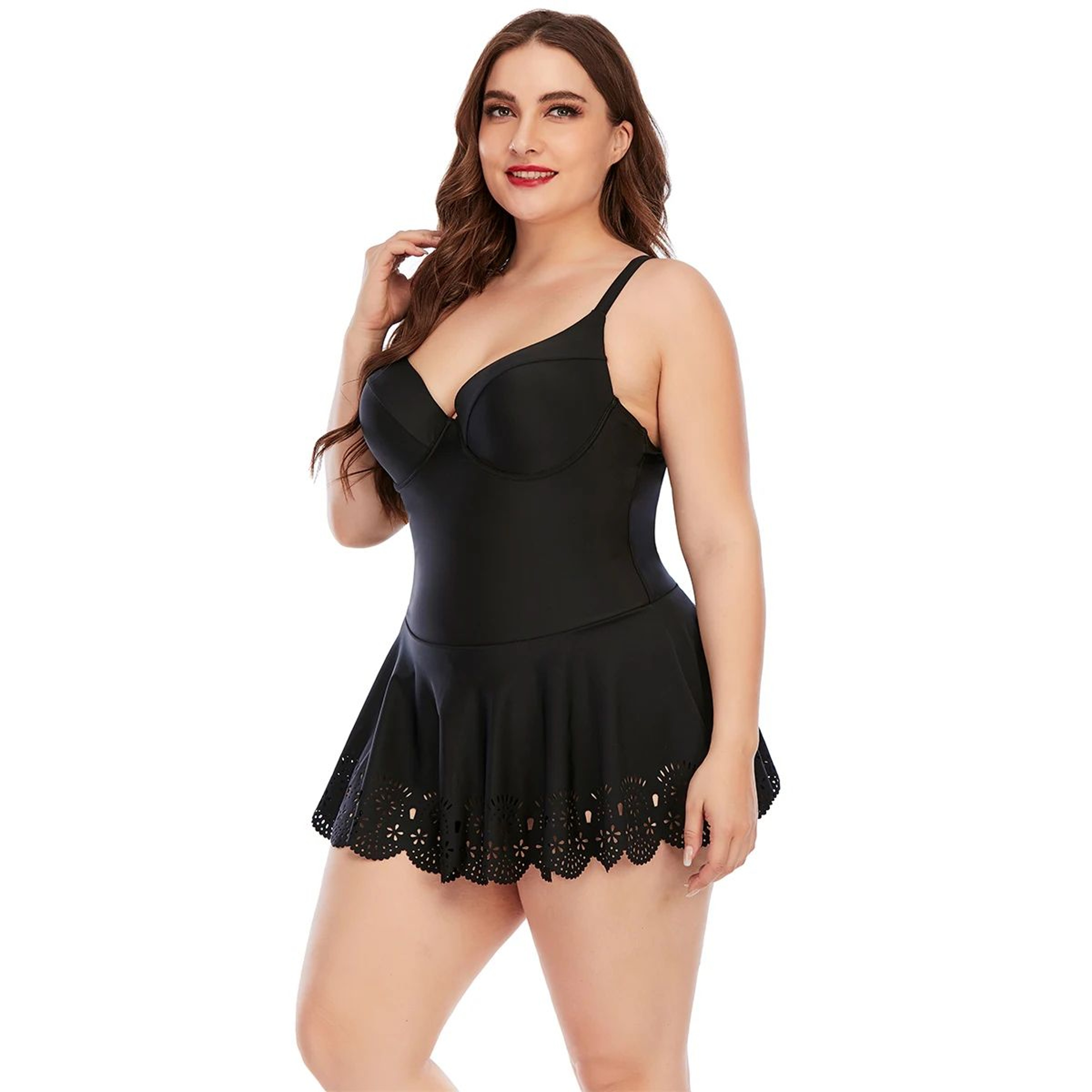 Large Size Womens Tankini Swimsuit Stylish Beachwear 8