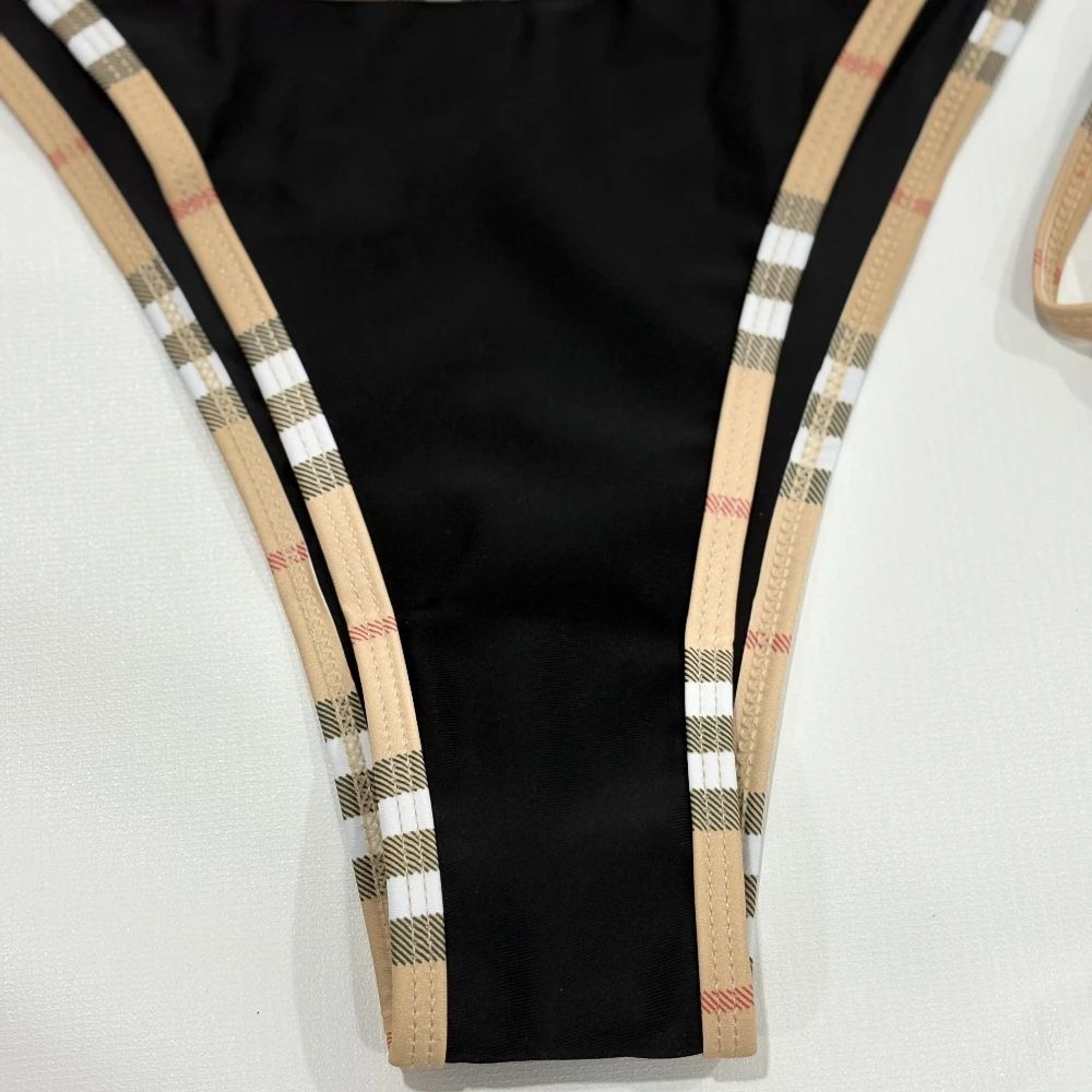 Luxury Stripe Halter Two Piece Bikini Set 3