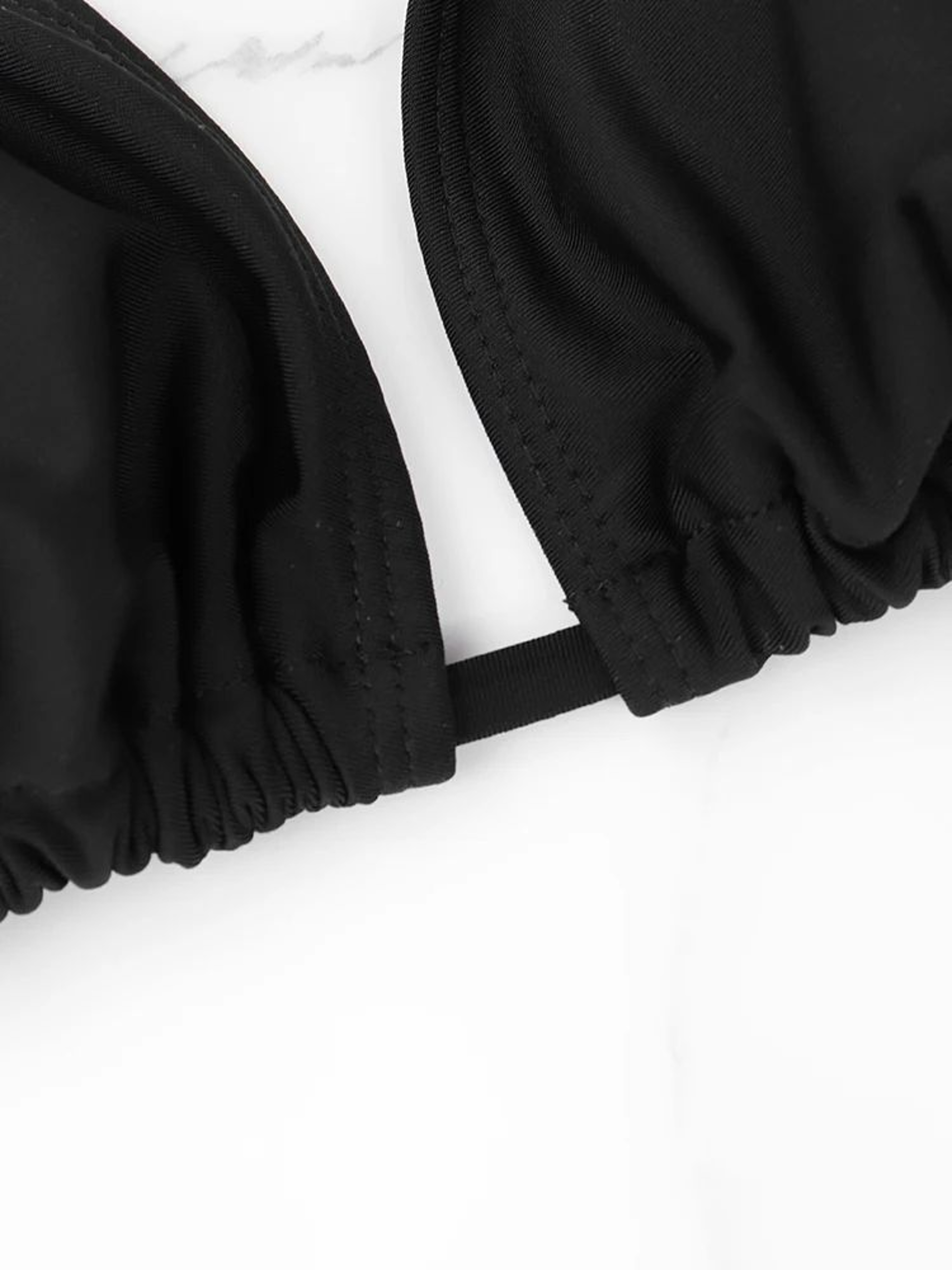 Solid Halter Bareback Bikini Top 5