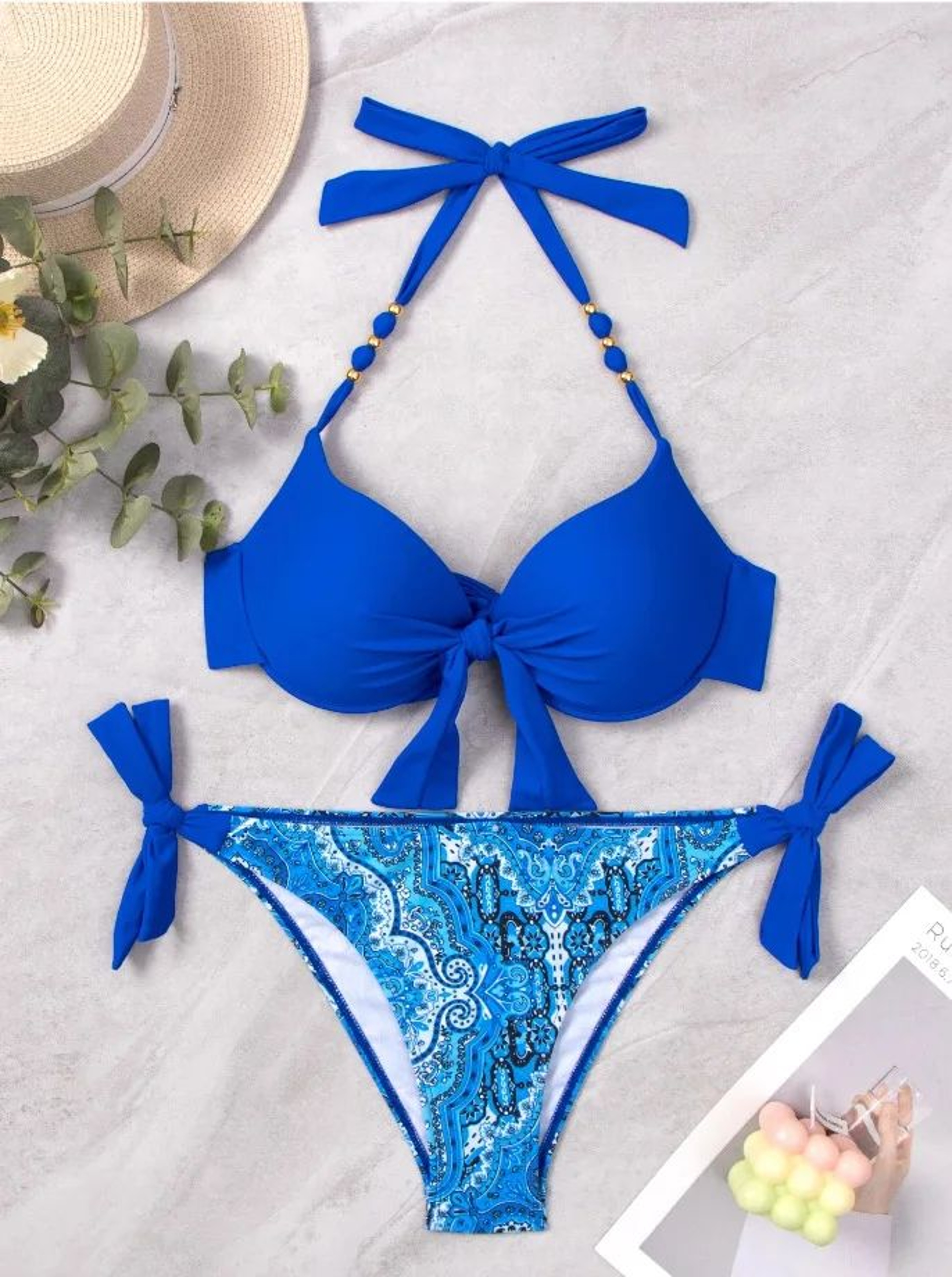 Sexy Push Up Thong Bikini Set For Women 3