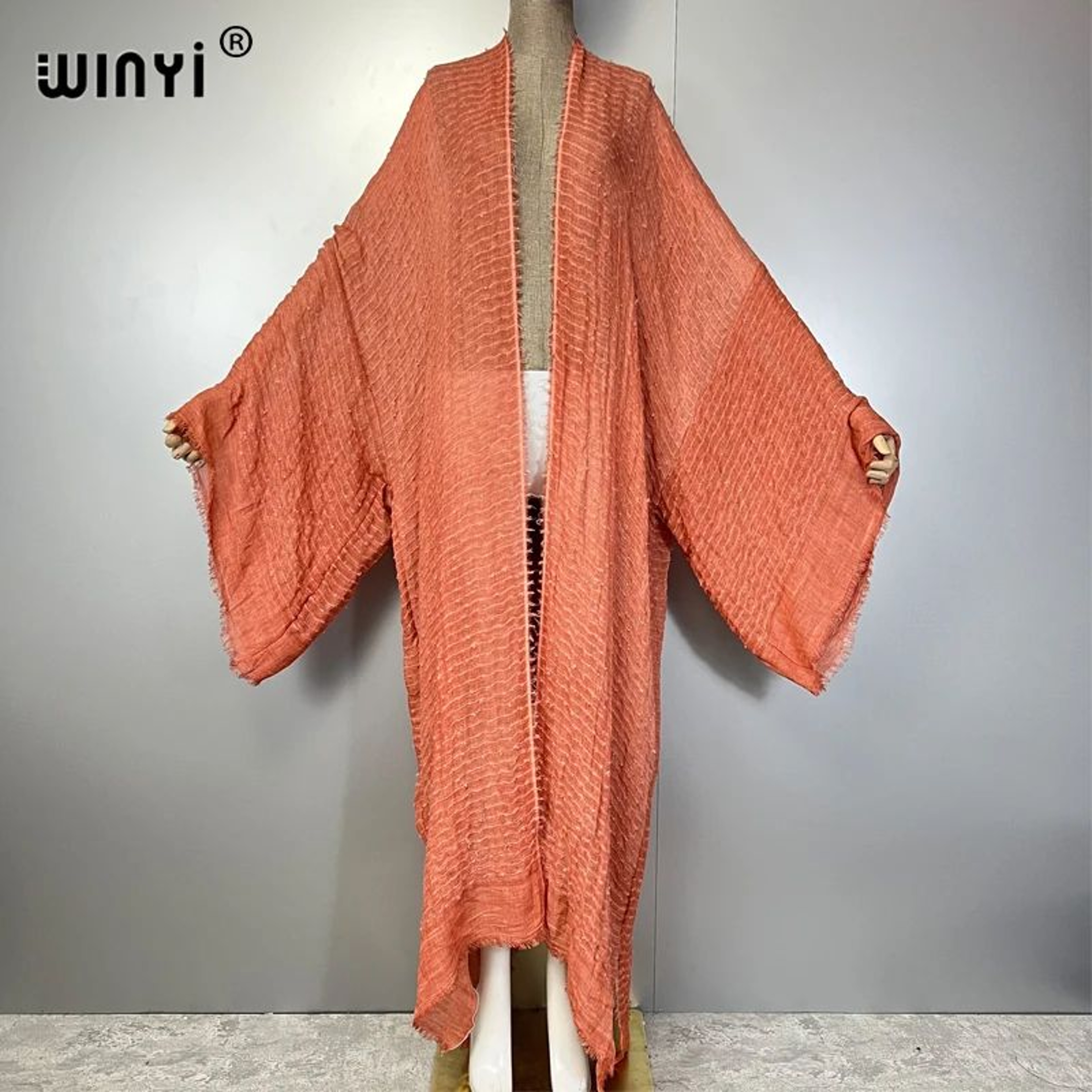 Luxury Maxi Beach Kimono Kaftan Cover Up 5