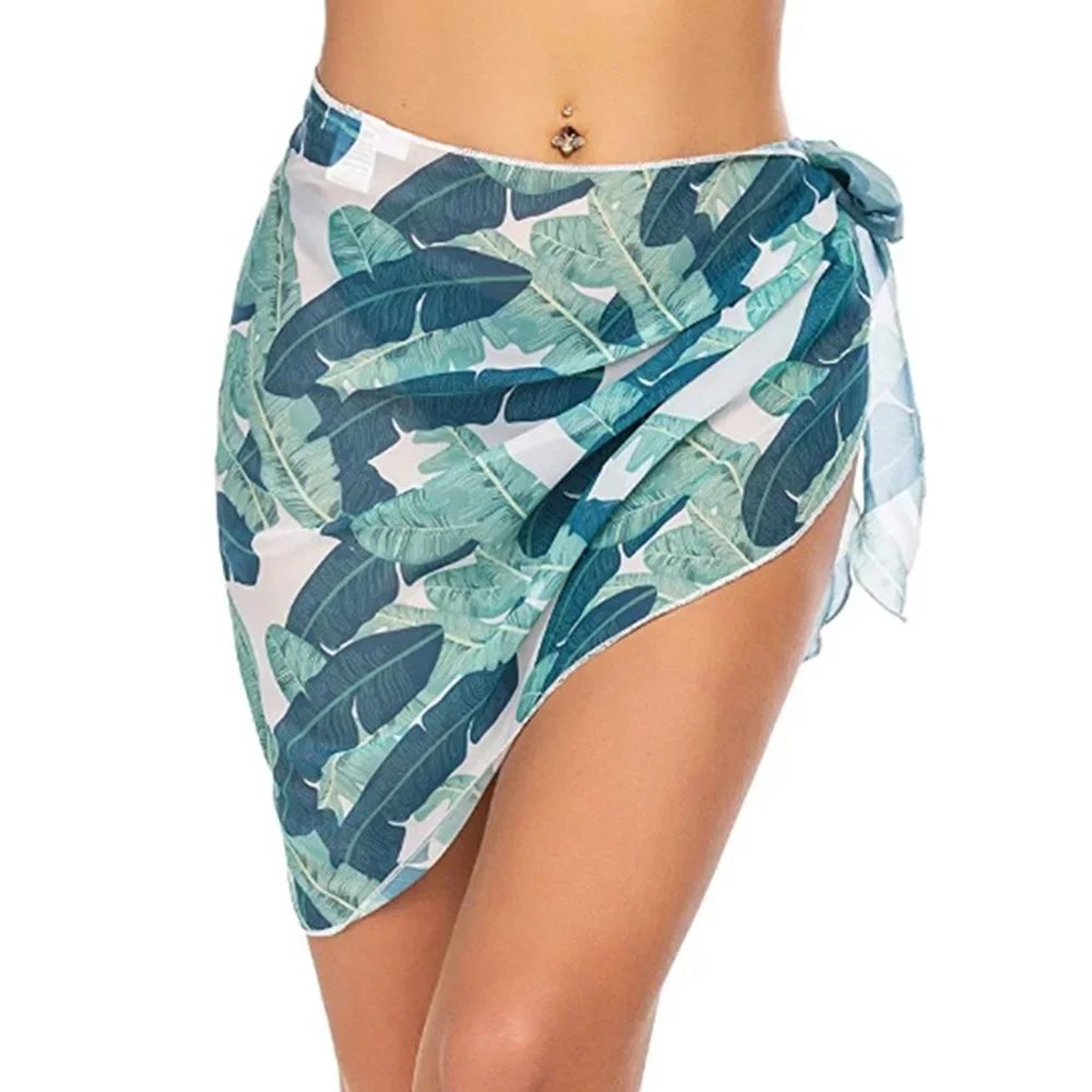 Sheer Short Sarong Beach Wrap Skirt 14