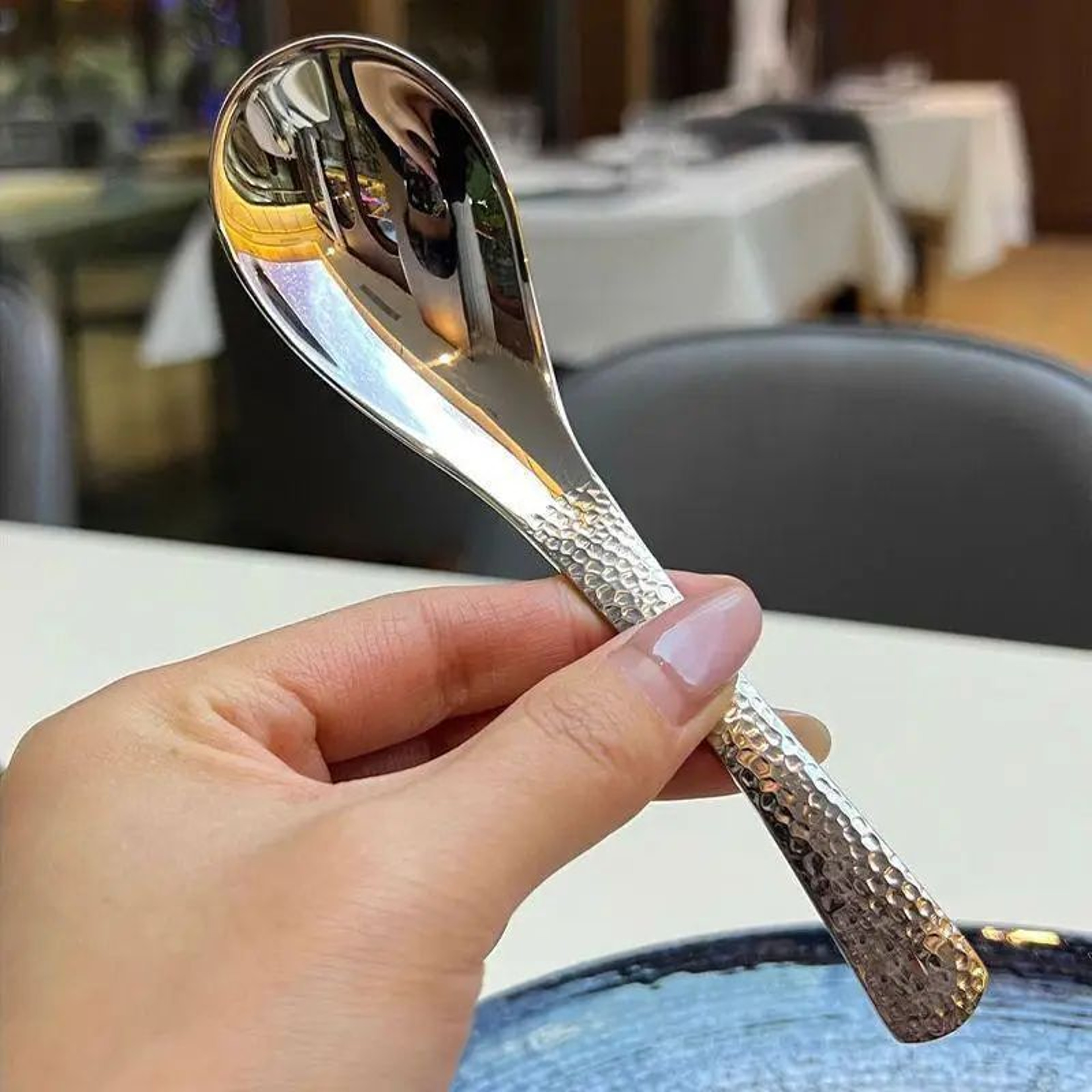 Retro Stainless Steel Rice Scoop Spoon 7