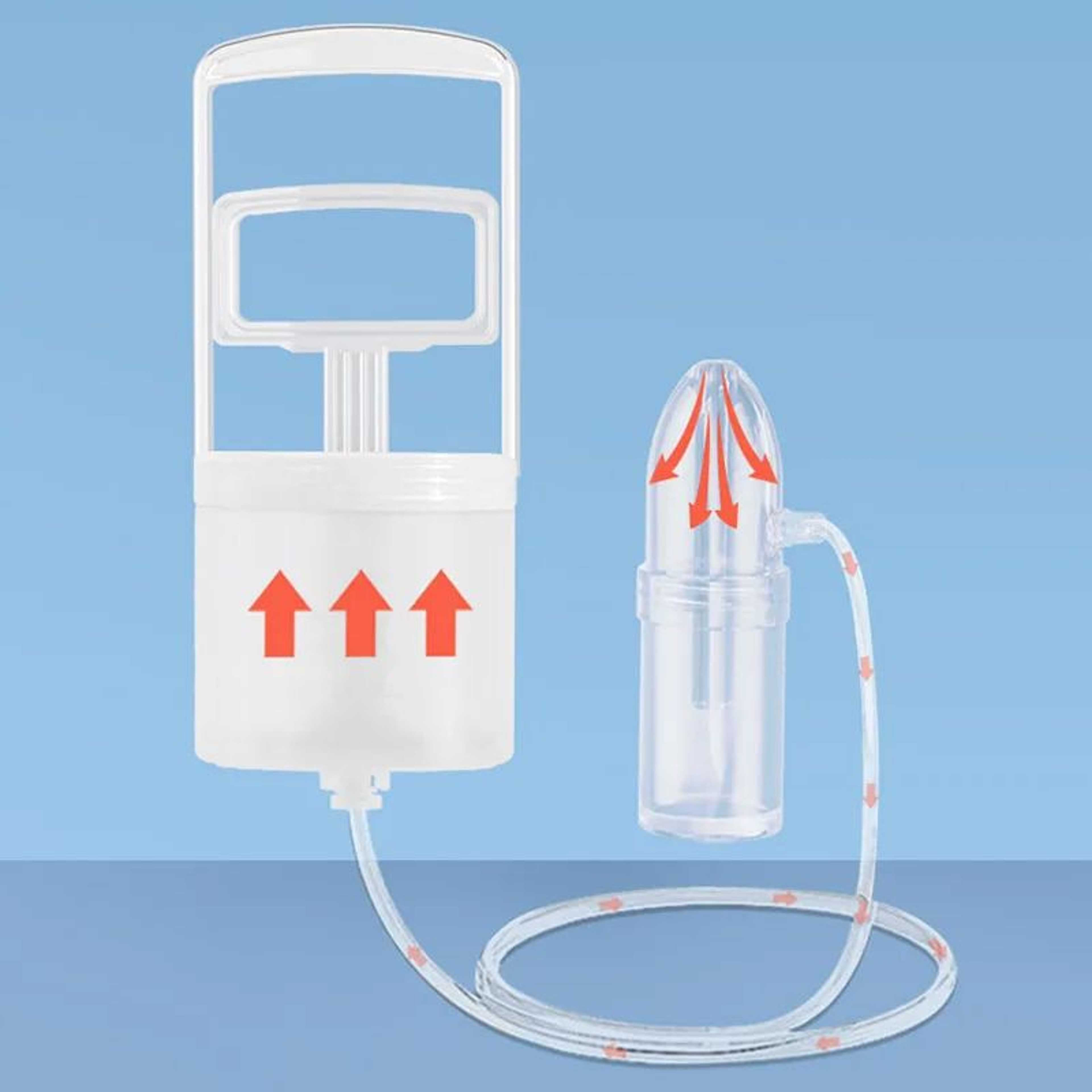 Manual Baby Nasal Aspirator With Hand Pump And NonInvasive Suction 2