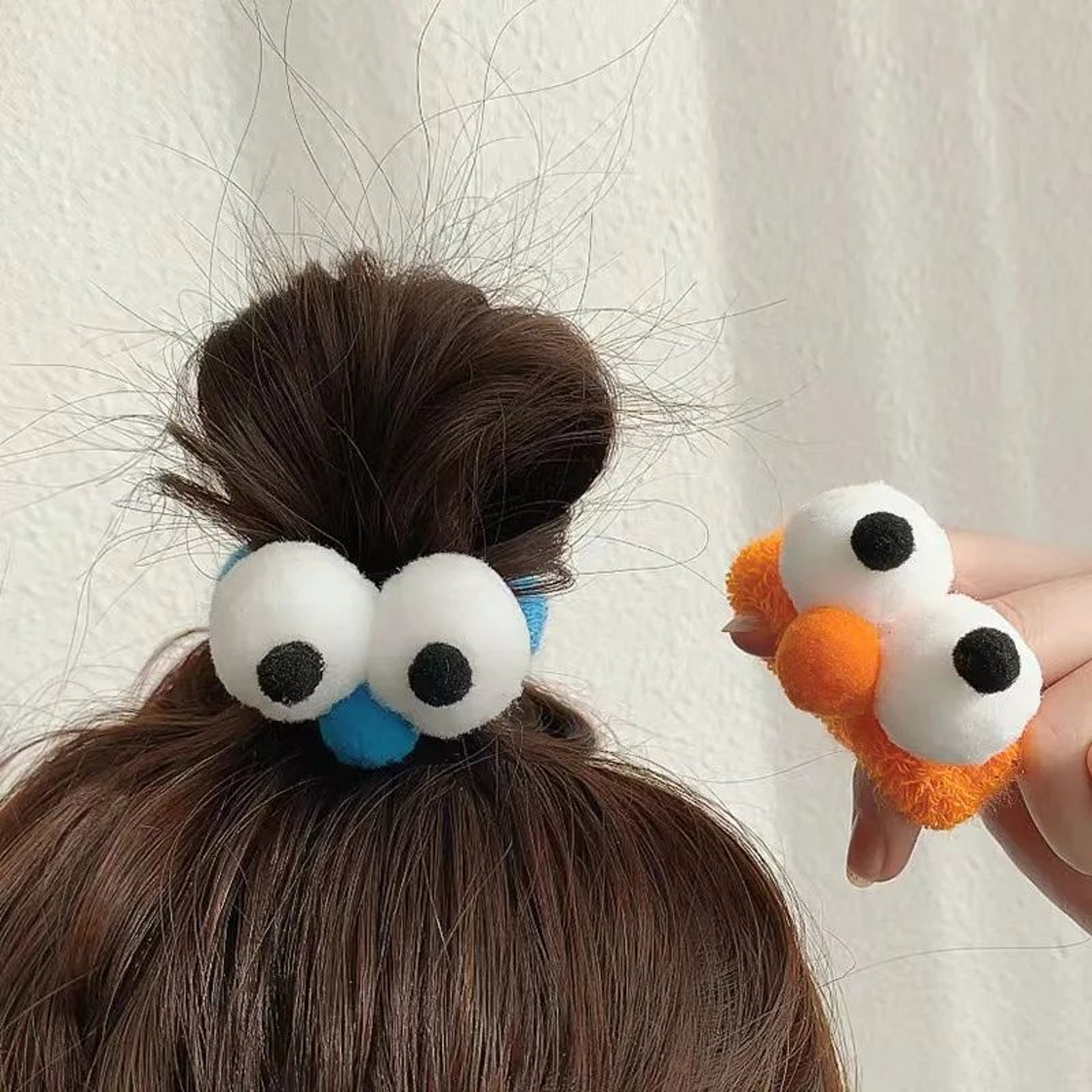 Funny Big Eyes High Elasticity Autumn Winter Girls Hair Band 0