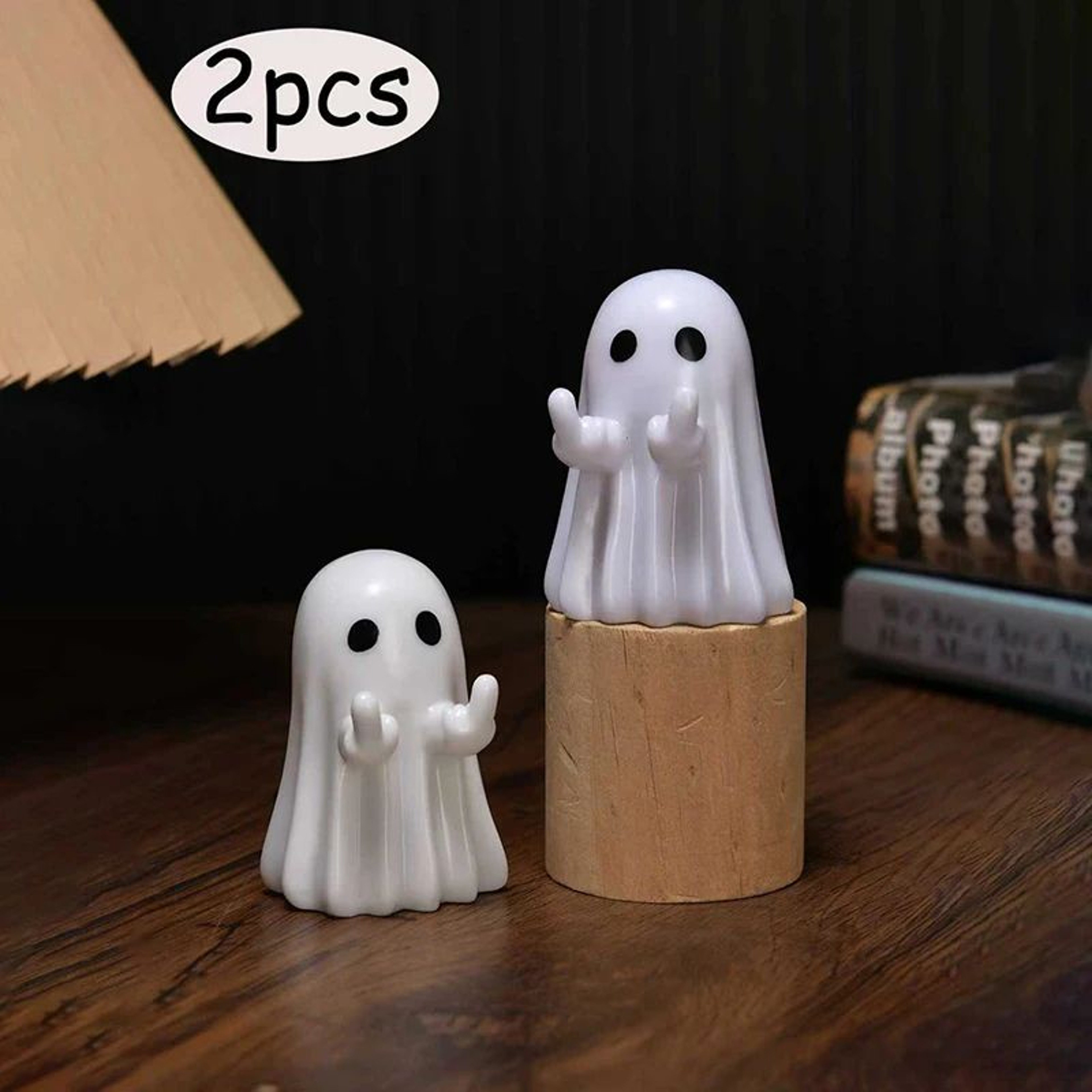 Cute White Ghost Festival Decoration Figurine 14