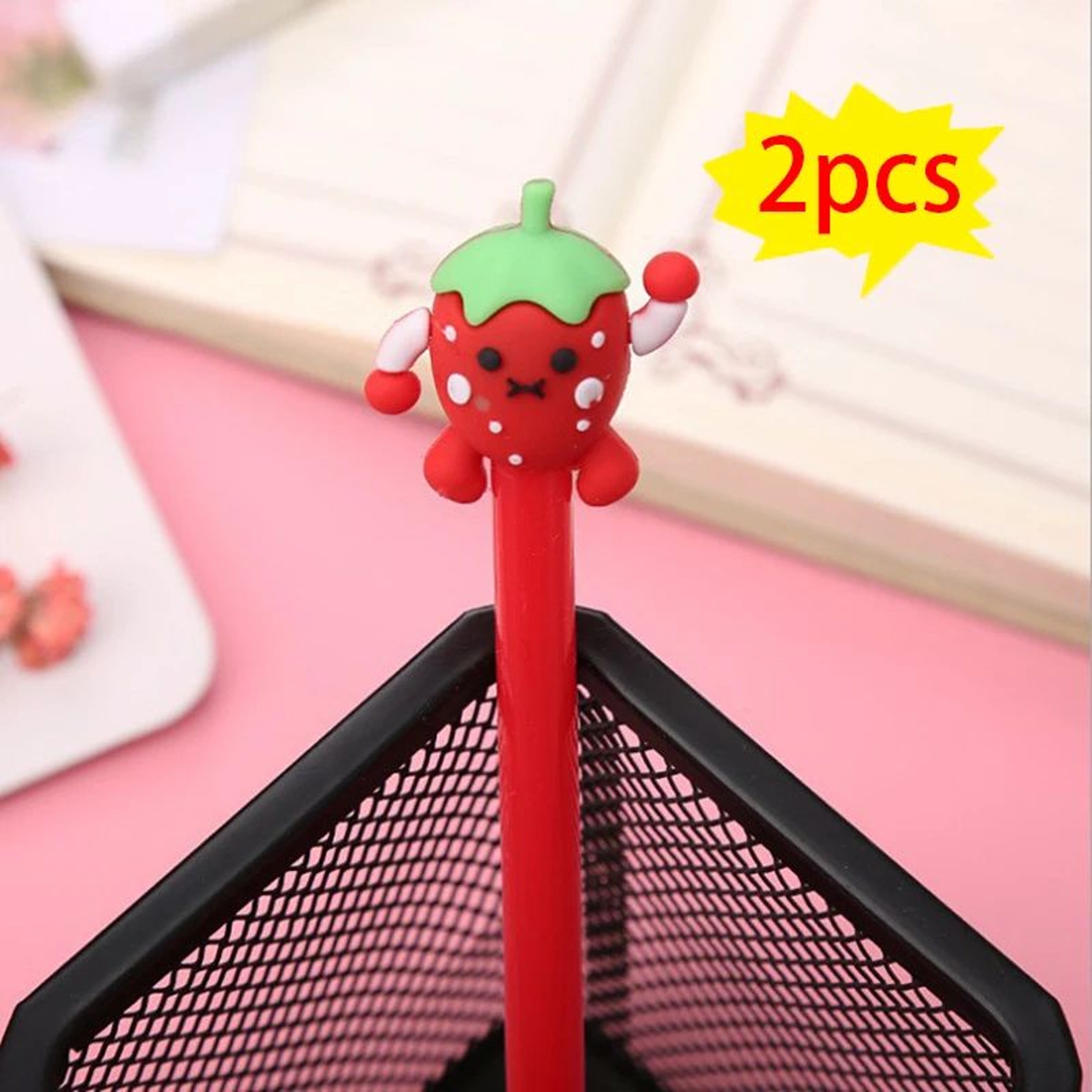 4Pack Cartoon Fruit Gel Pens For Kids 6