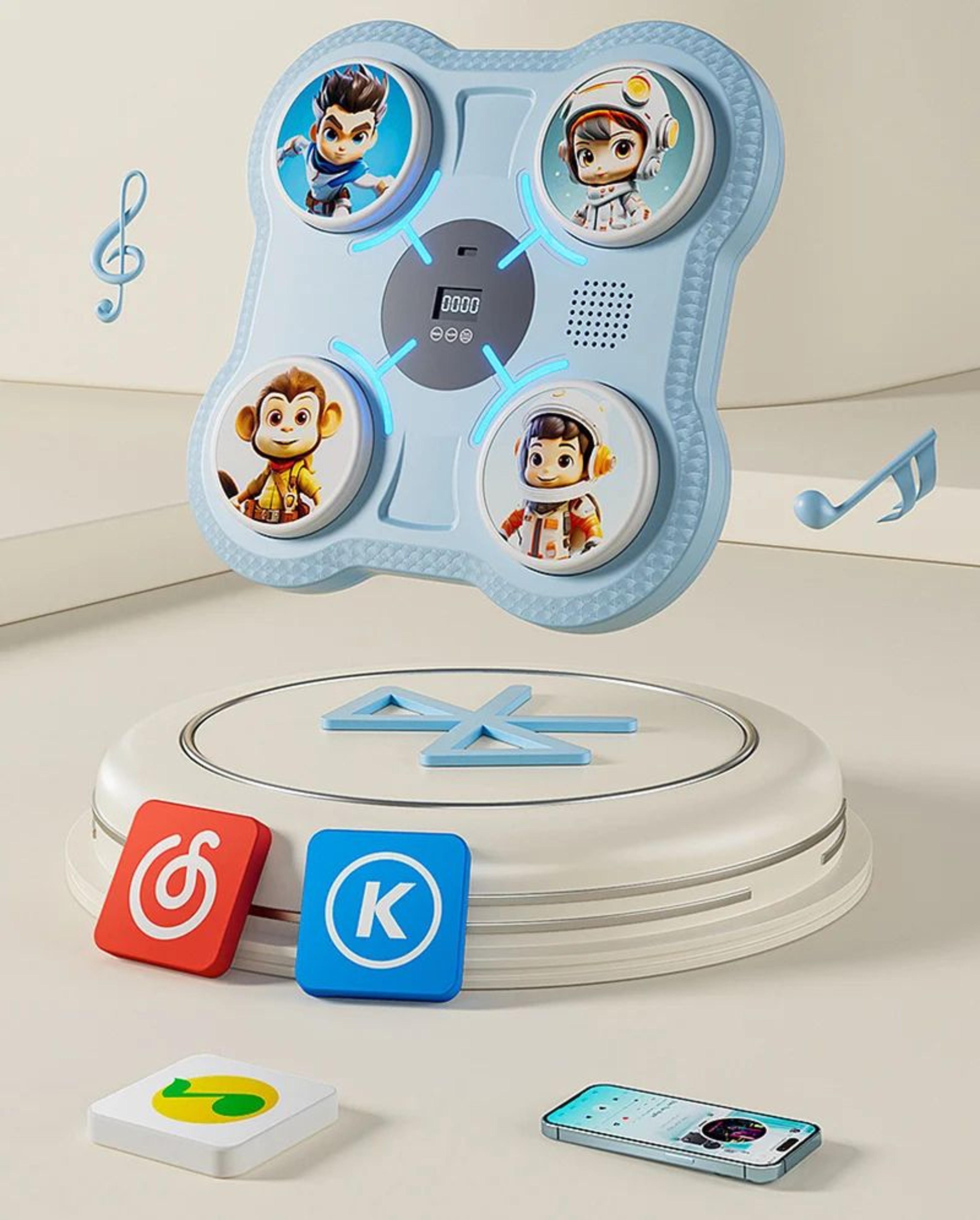 Music Interactive Boxing Target Training Machine 9