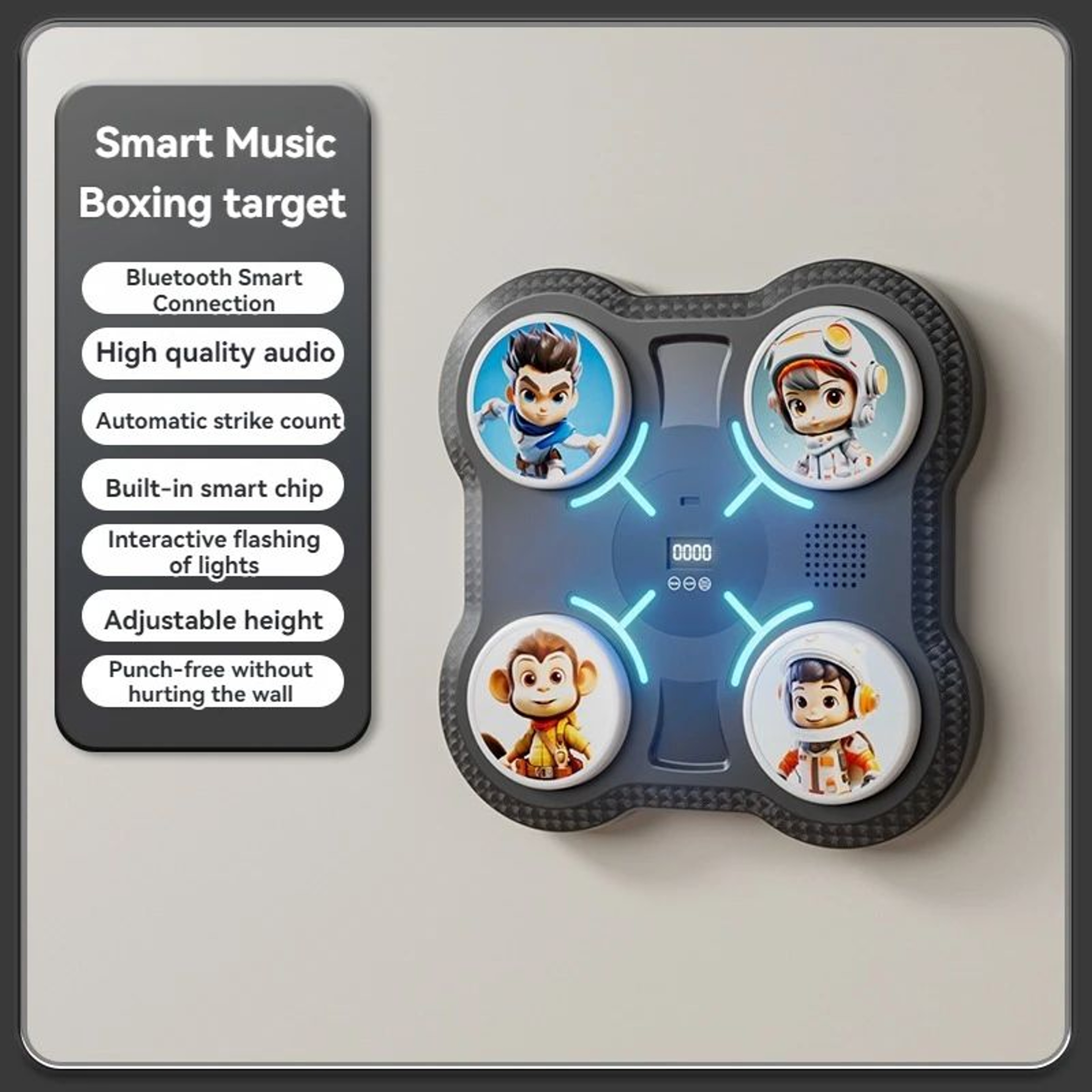 Music Interactive Boxing Target Training Machine 14