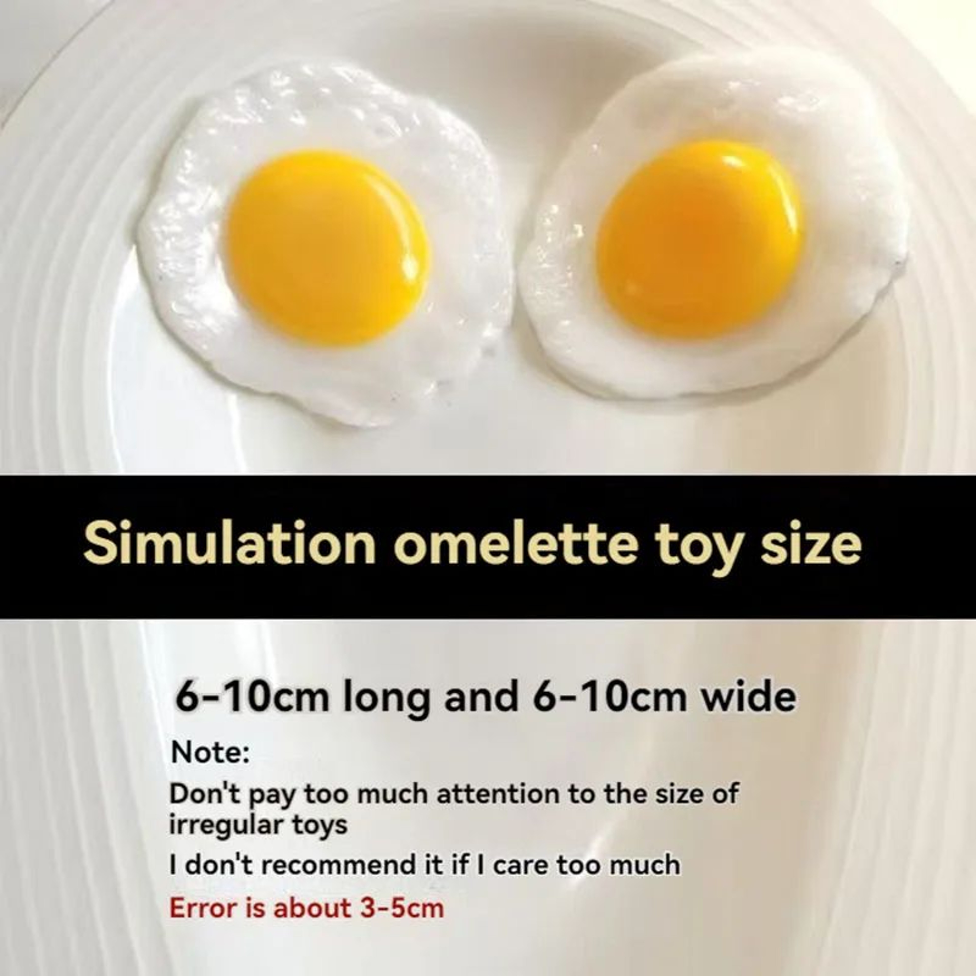 Realistic Fried Egg Home Decoration Ornament 1