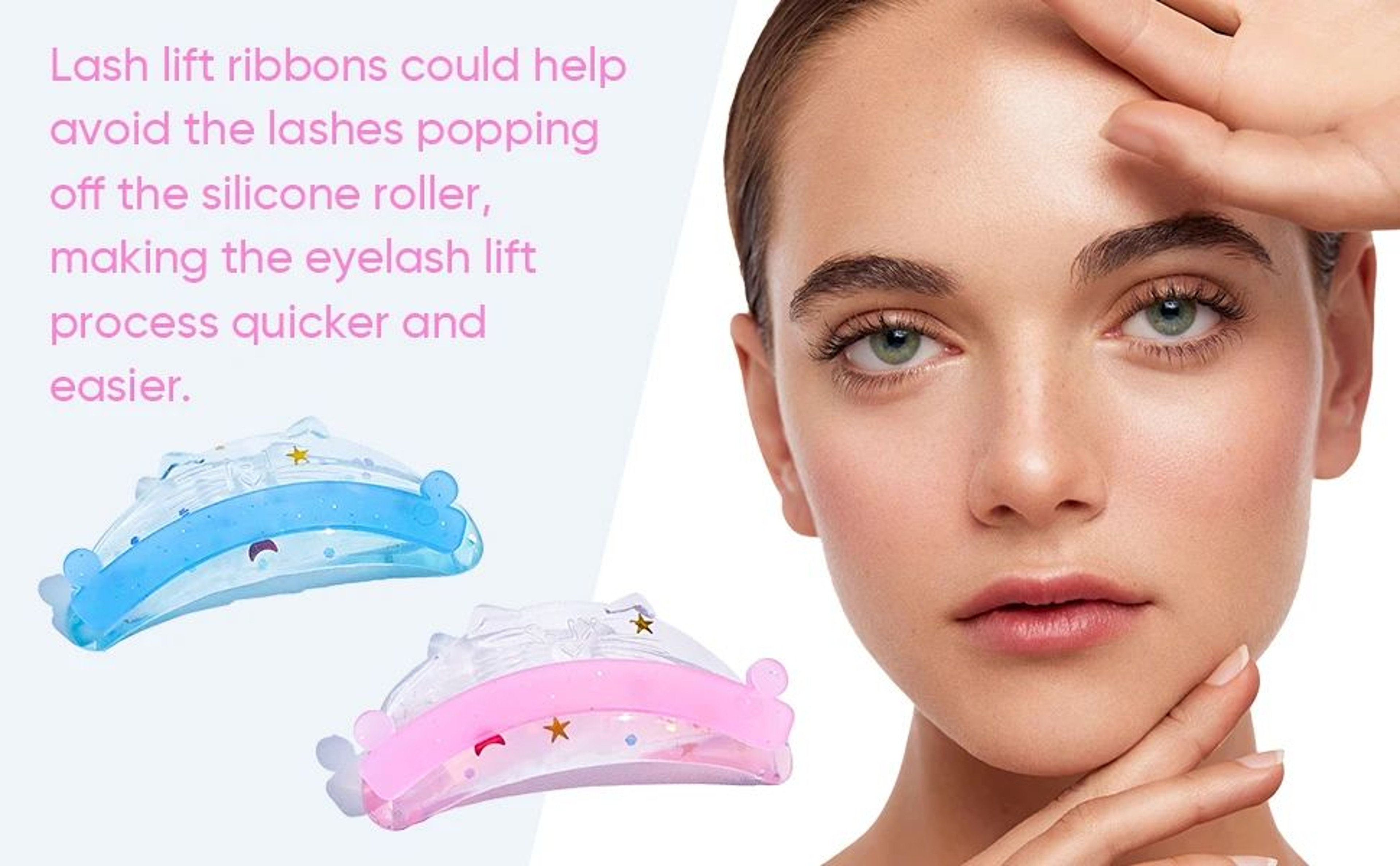 Libeauty Silicone Eyelash Lift Rods Ribbon Set 7