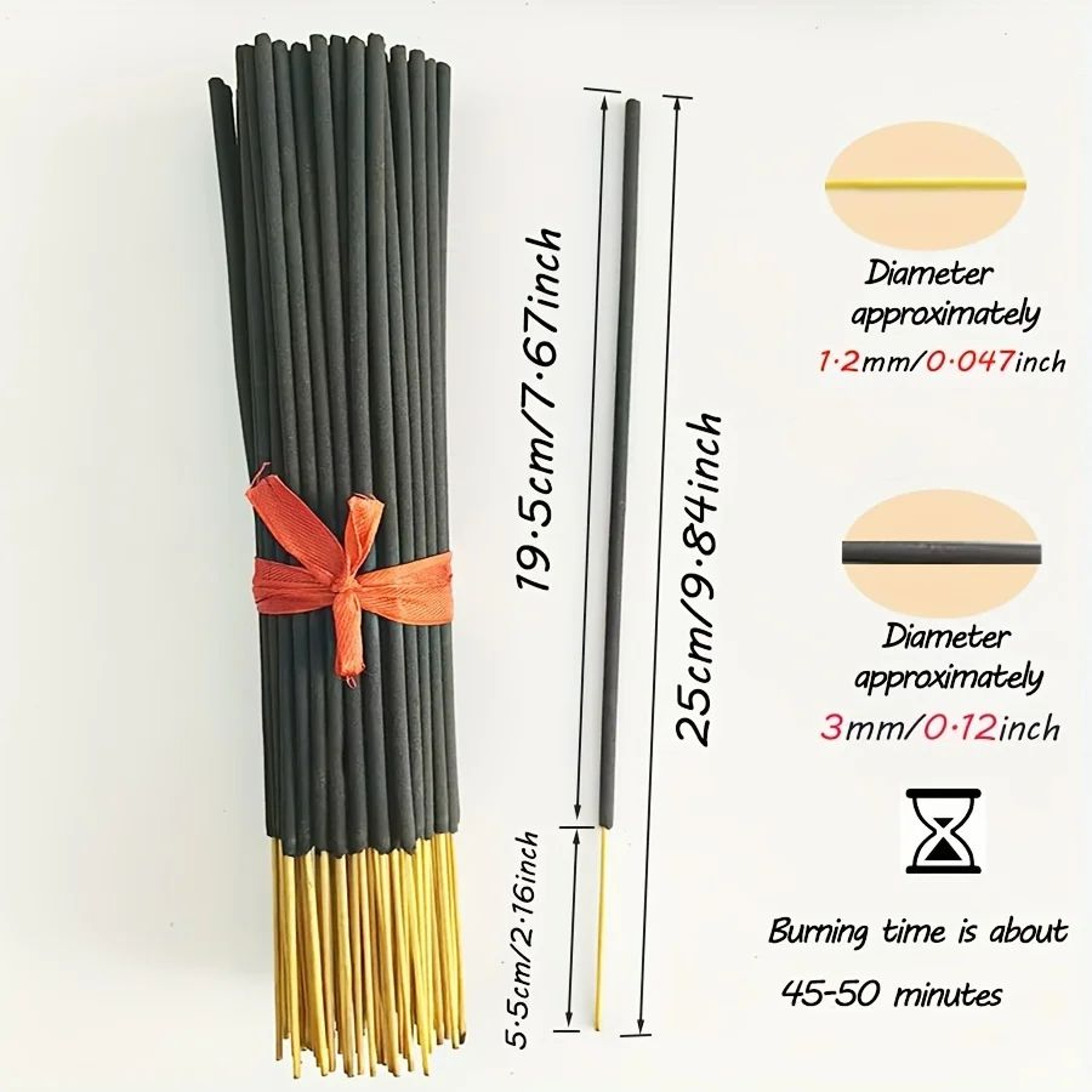 100pcs Long Burn Cherry Blossom Incense Sticks 2