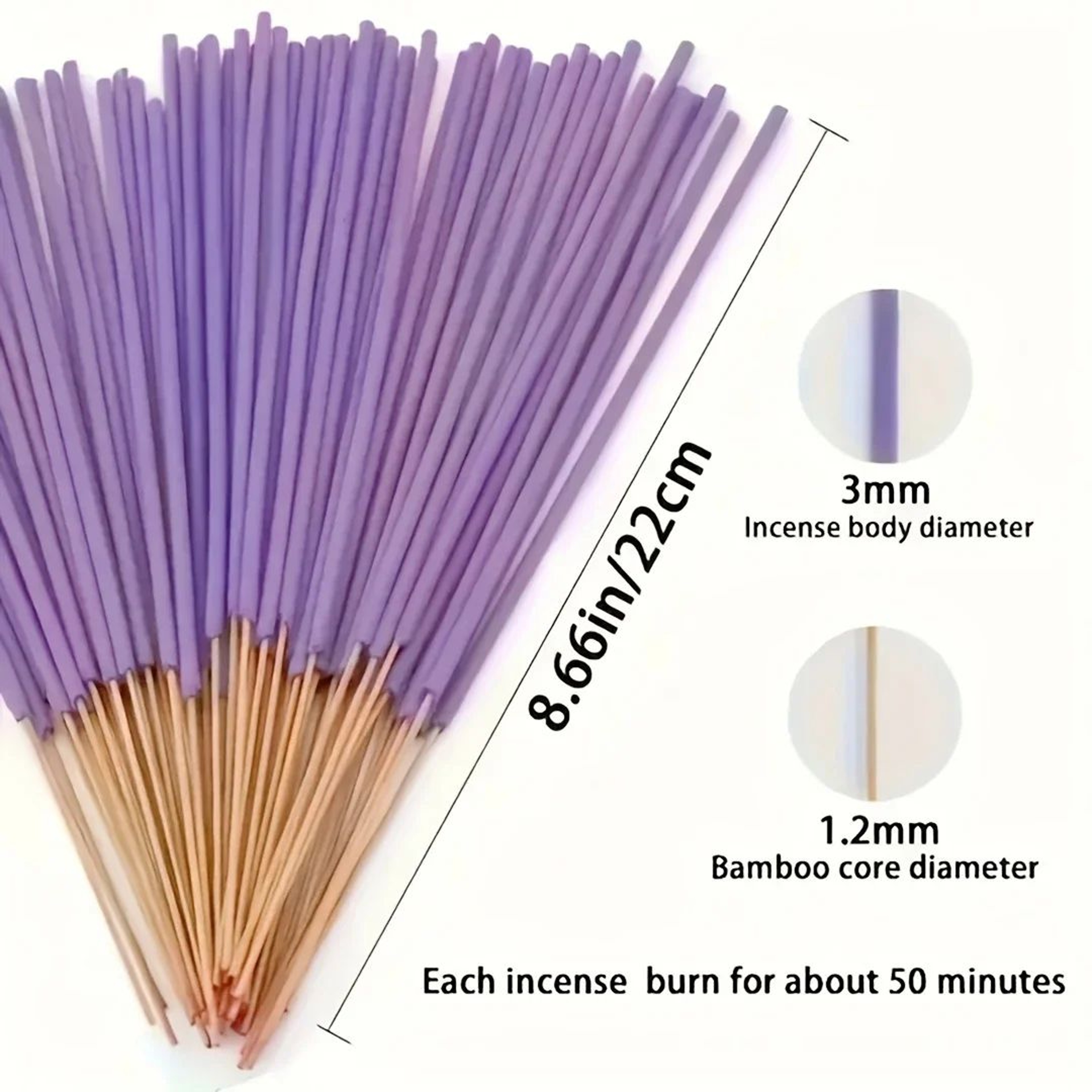 Lavender Aromatherapy Wood Sticks 866 Inch 5