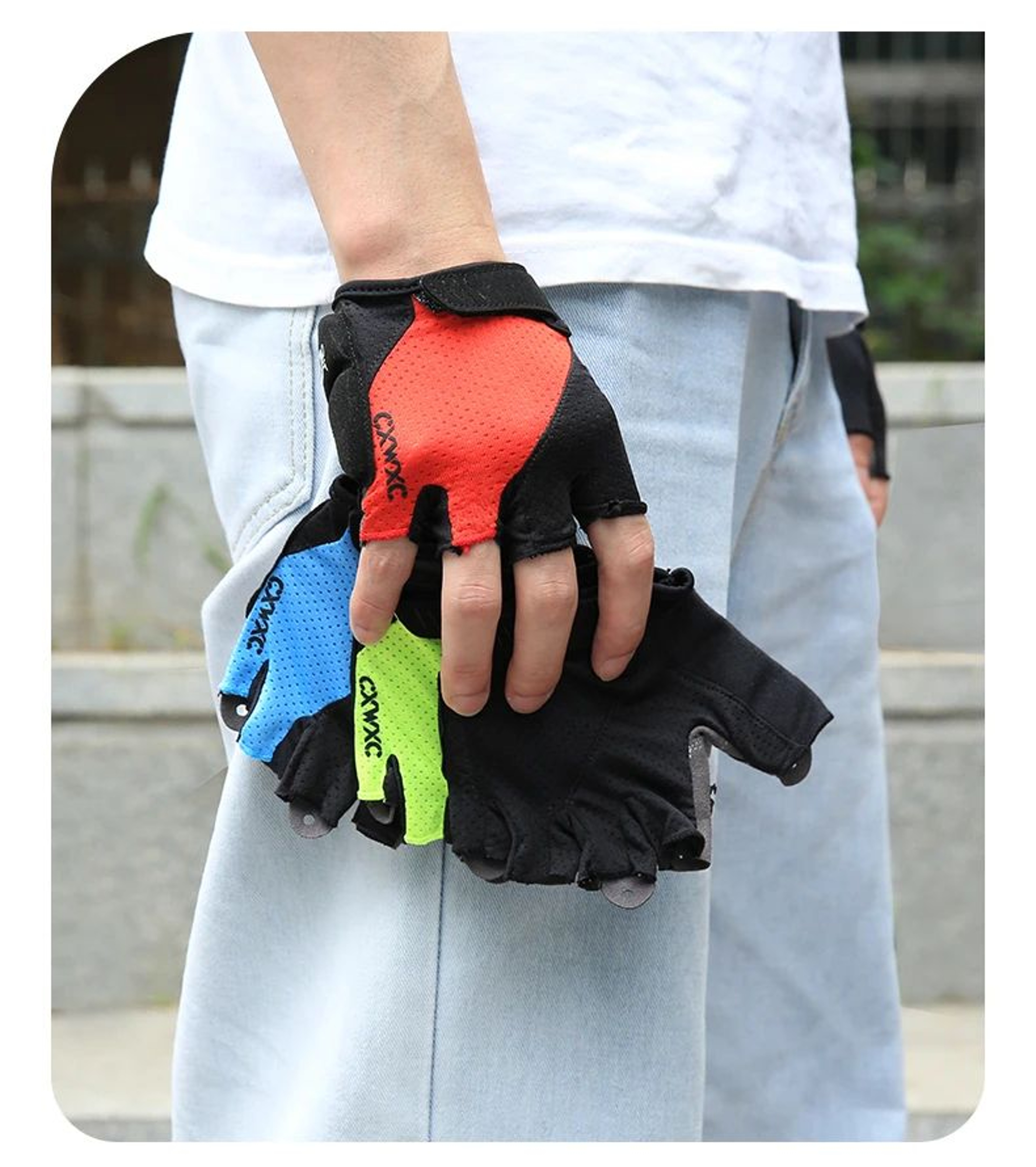HalfFinger Gel Cycling Gloves For Men And Women 14