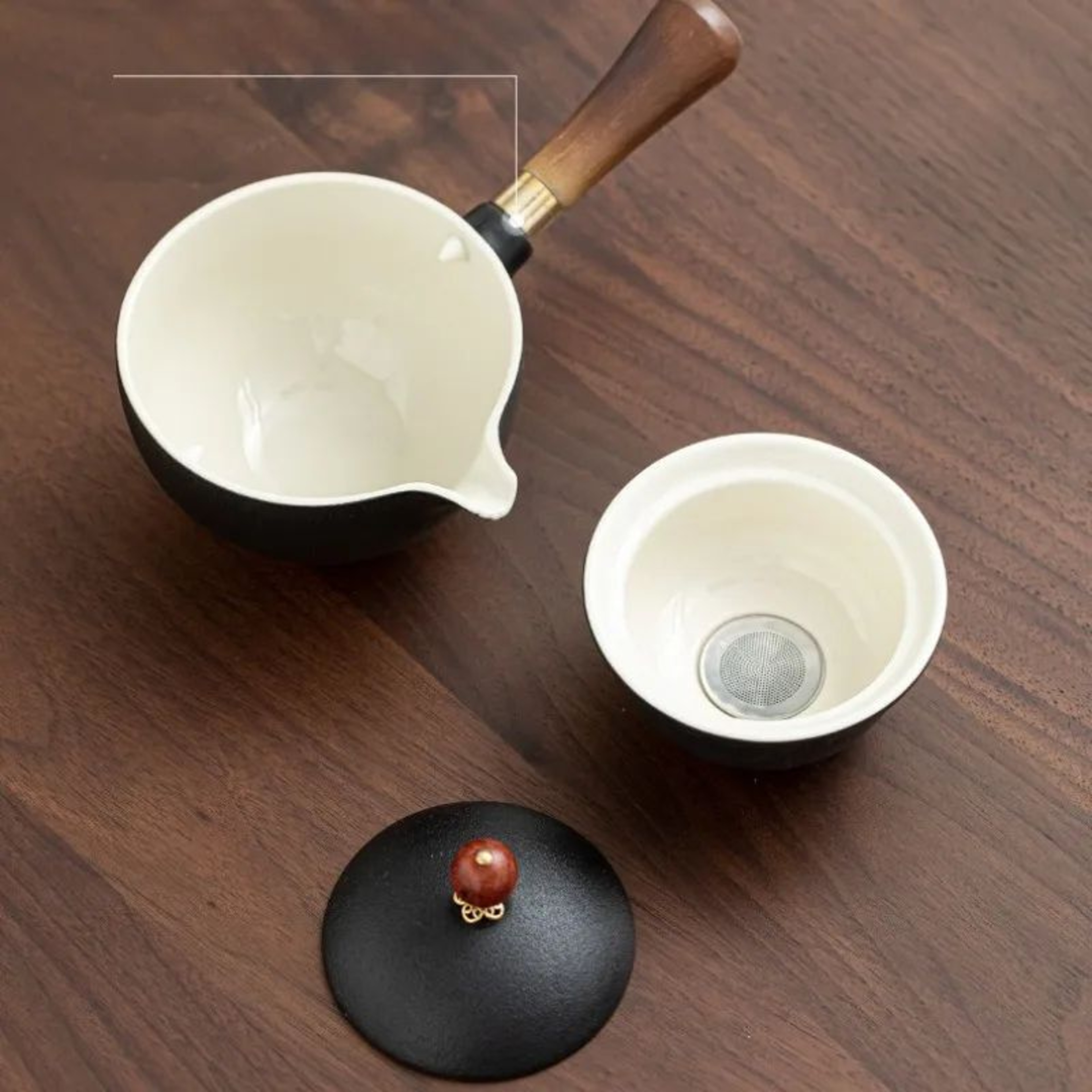 Automatic Rotating Ceramic Teapot Kungfu Tea Maker 2