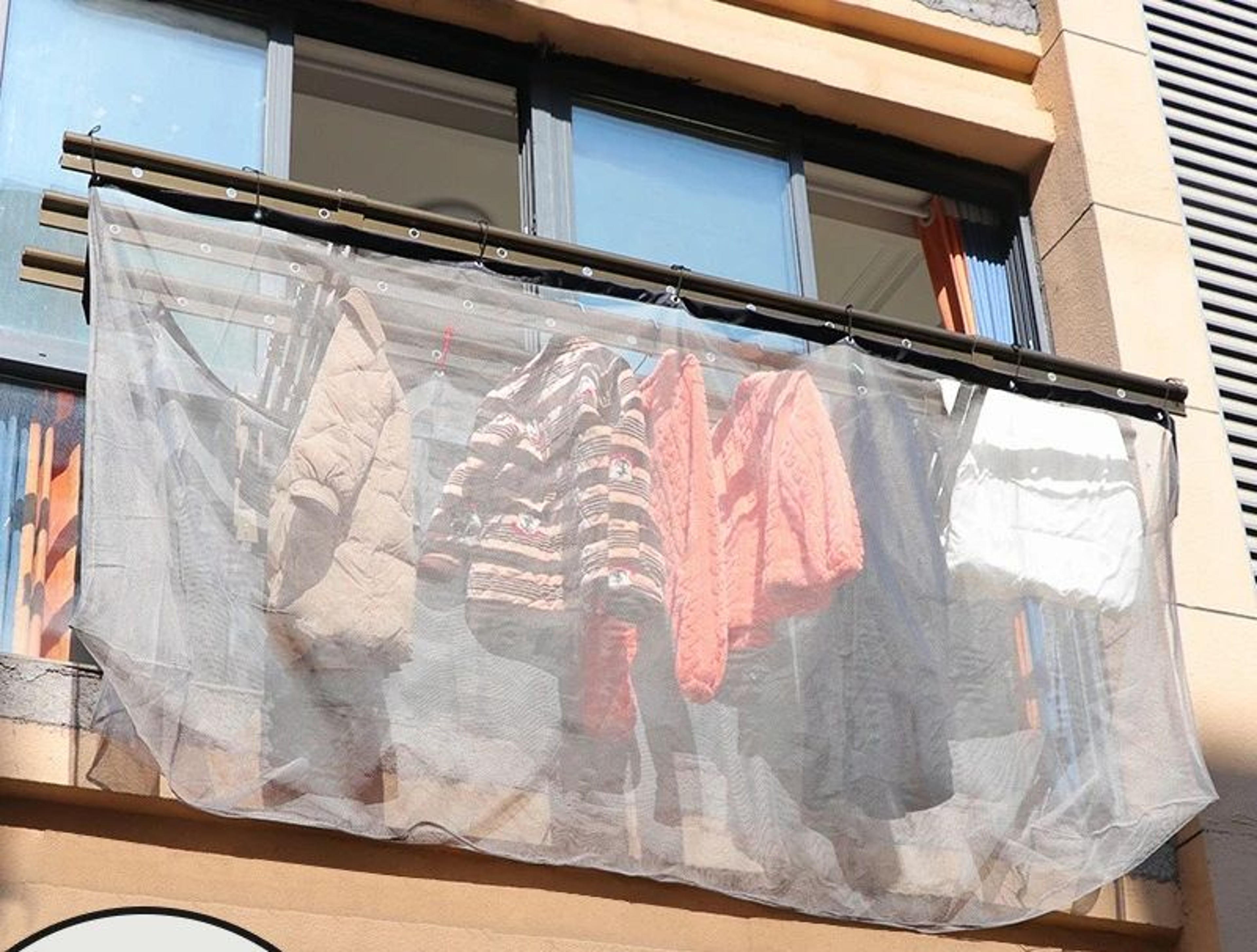 AntiDrop HighRise Clothes Drying Mesh Cover 9