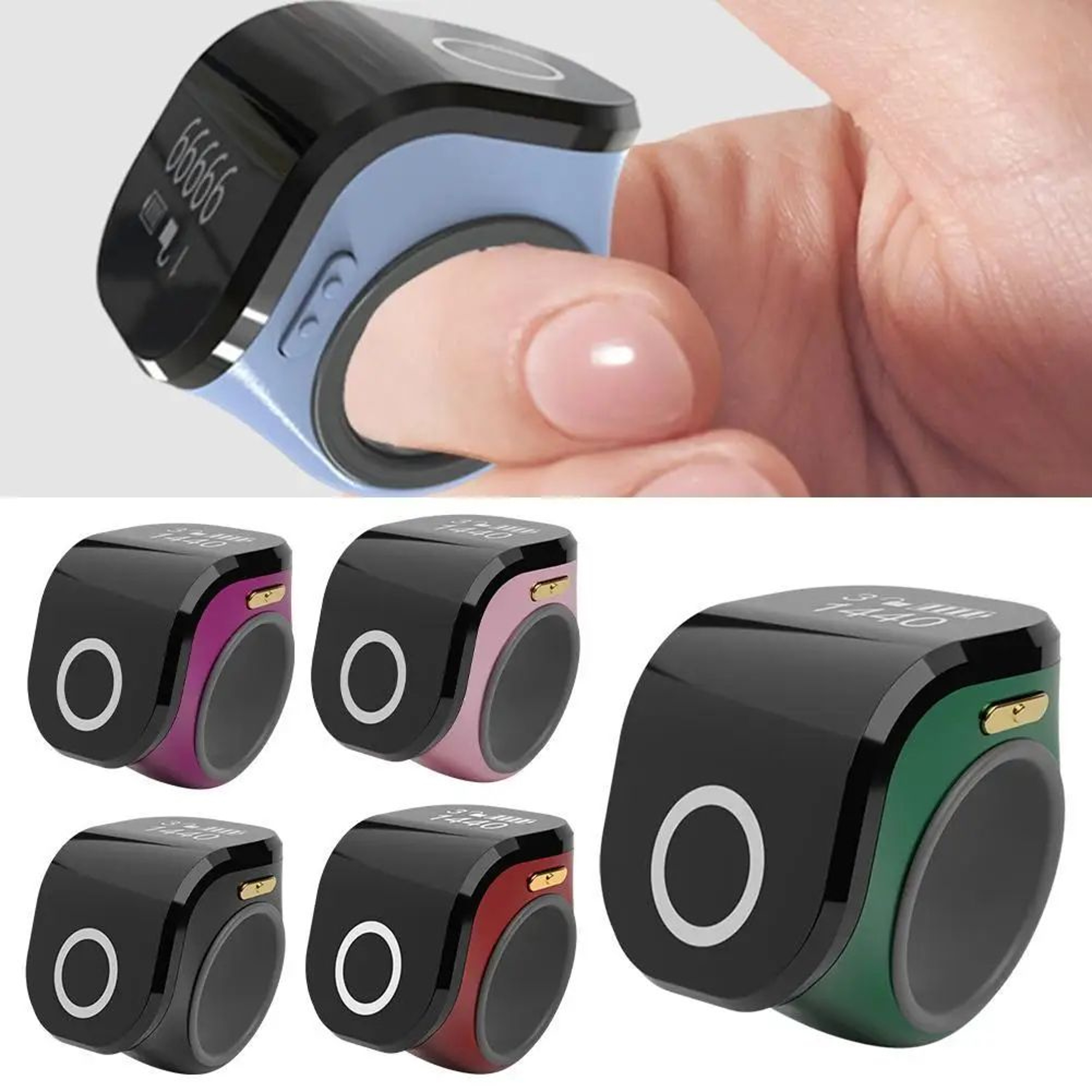 Mini LCD Digital Finger Tally Counter 0