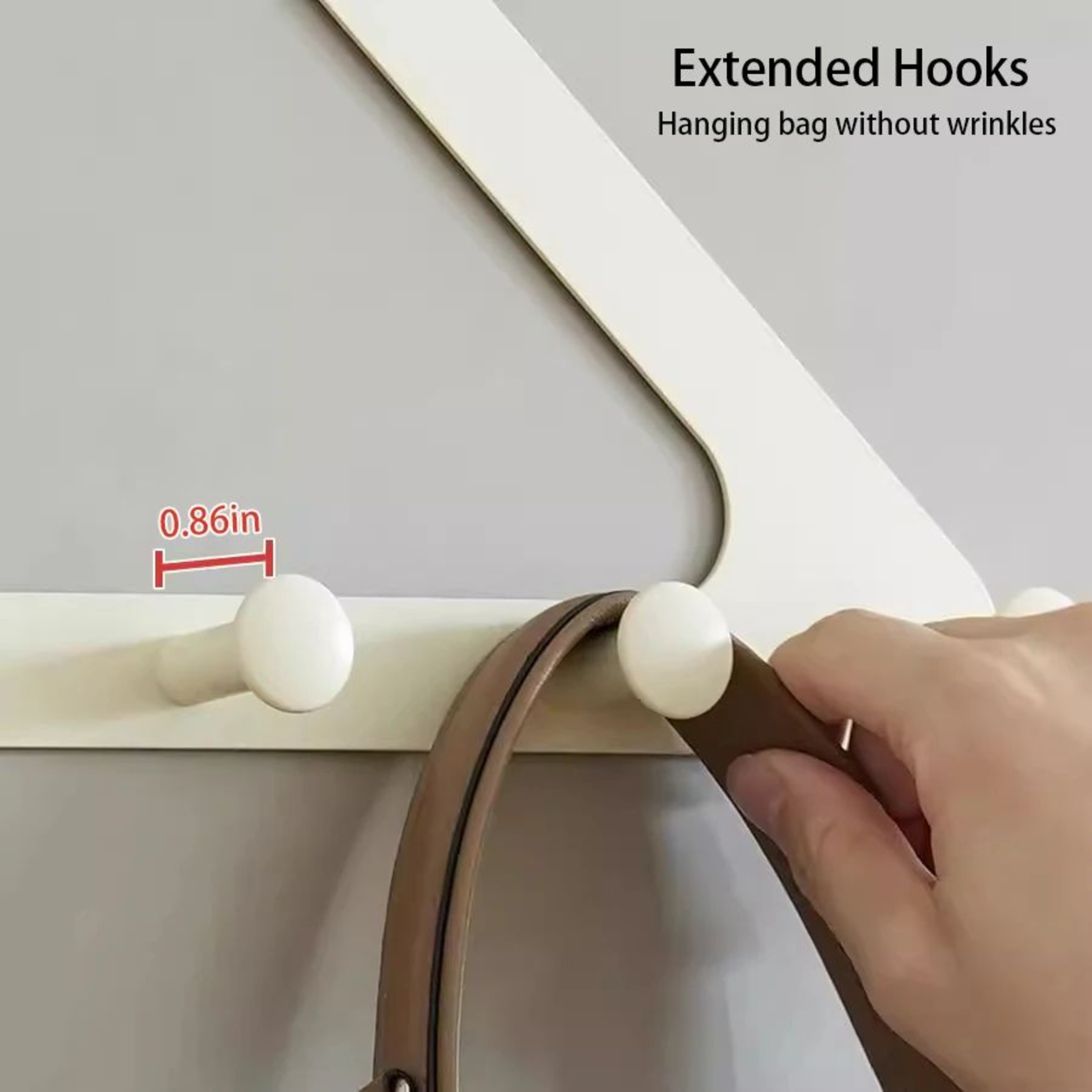 Punch Free Triangular Wall Mounted Door Hook 2