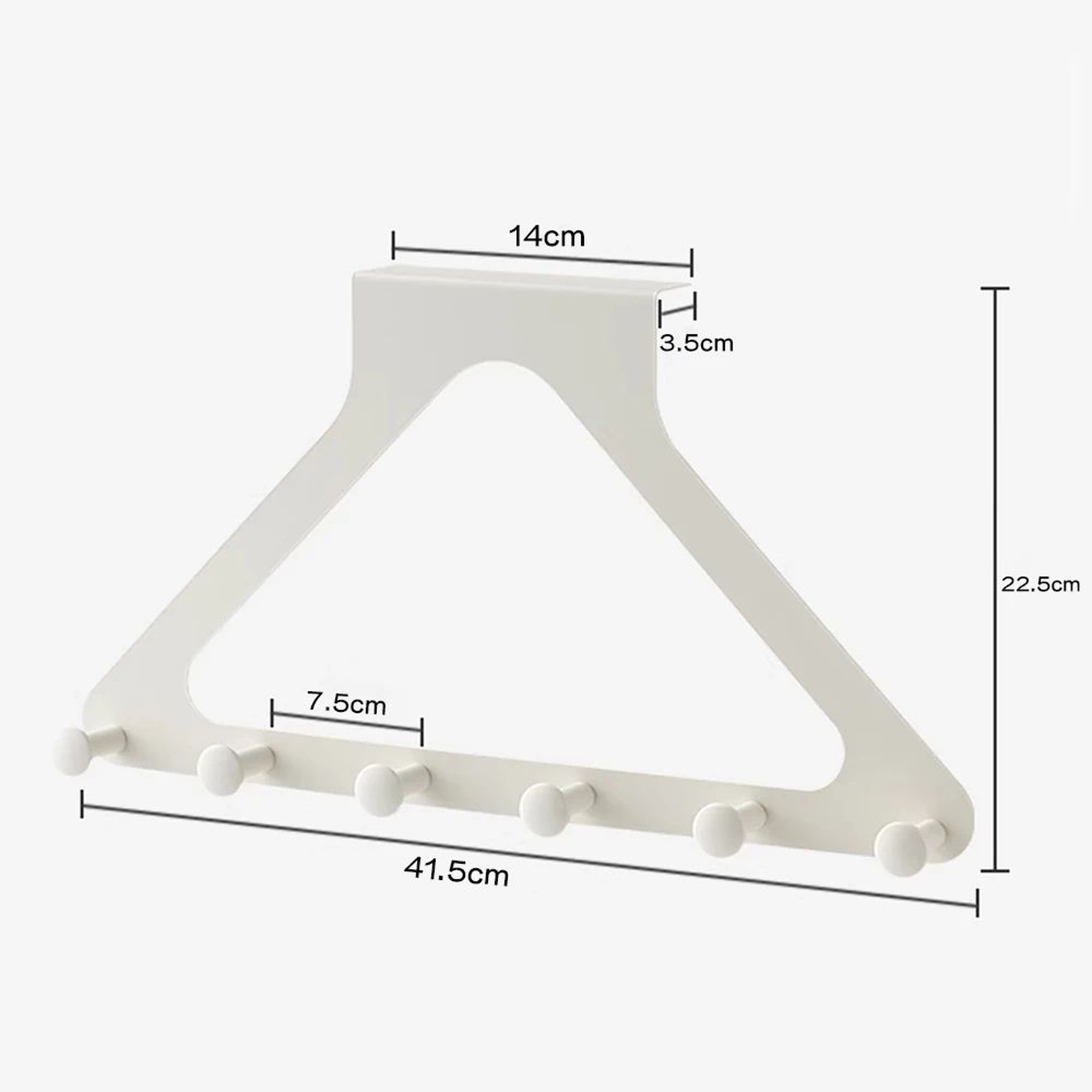 Punch Free Triangular Wall Mounted Door Hook 7